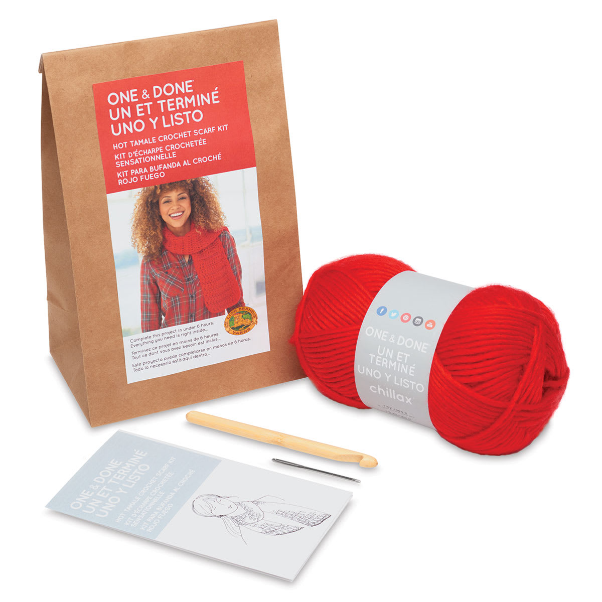 Lion Brand One and Done Yarn Kits