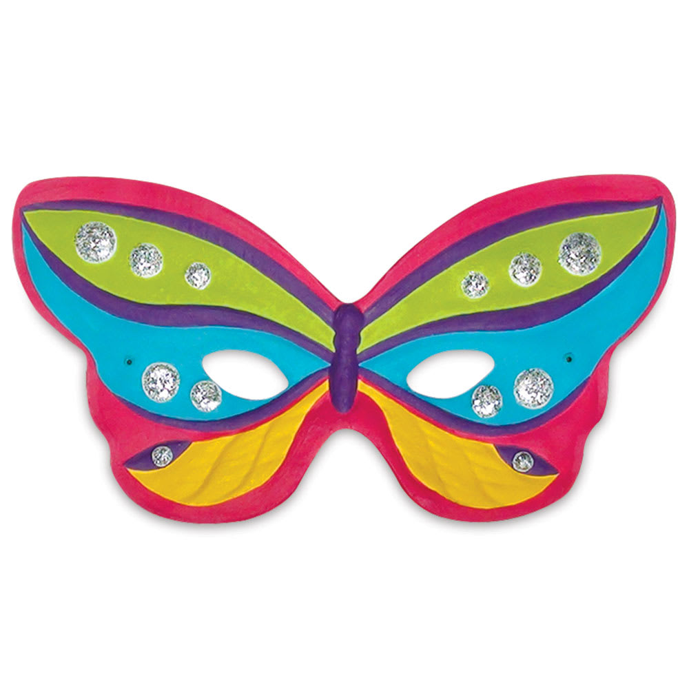 Creativity Street Paperboard Mask Assortment - Painted Butterfly mask