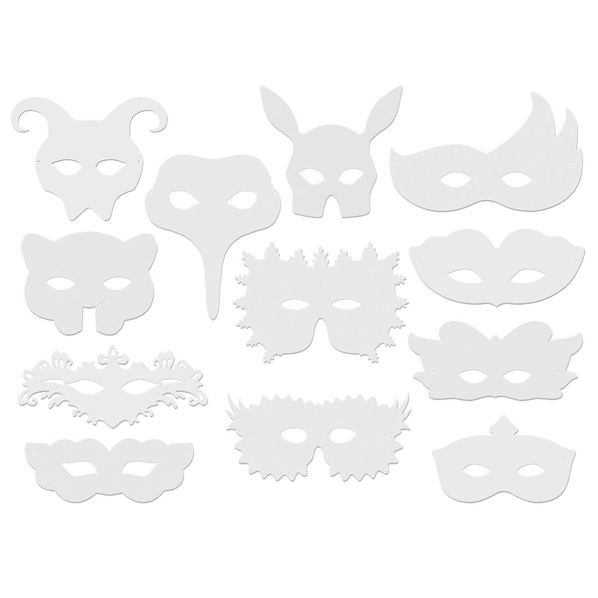 Roylco Shakespeare Masks - 12 styles of mask in assortment shown
