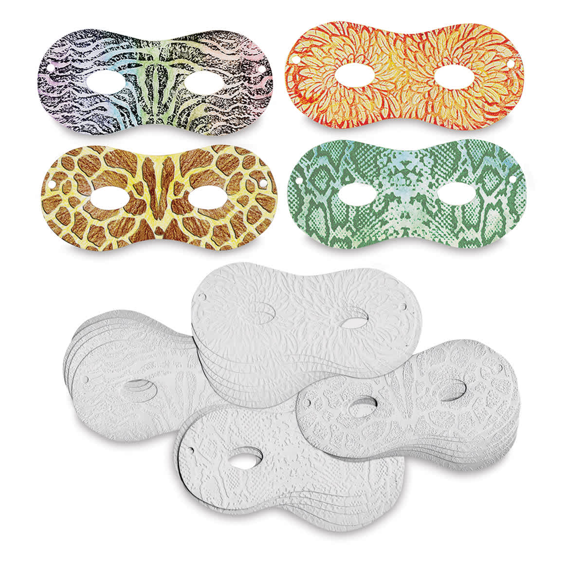 Creativity Street Embossed Paper Masks