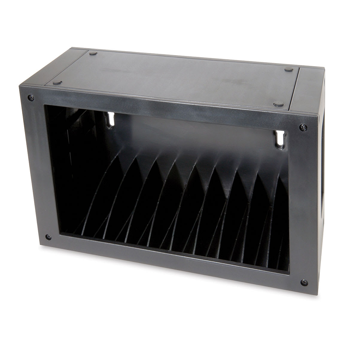 Sizzix Bigz Die Storage Rack - Angled view of empty Rack

