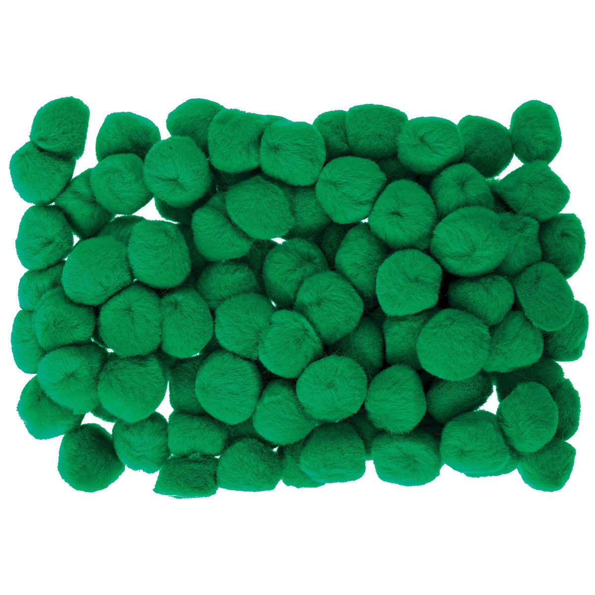 Creativity Street Pom Pons - Pile of Green Pom Pons