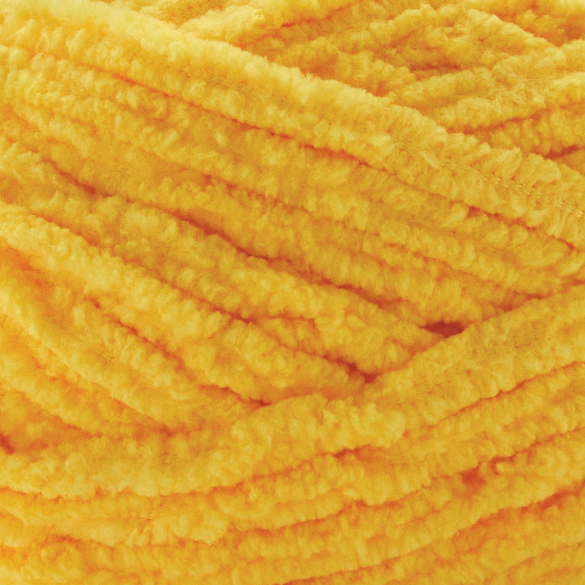 Premier Yarn Basix Chenille Brights Yarn - Lemon close-up