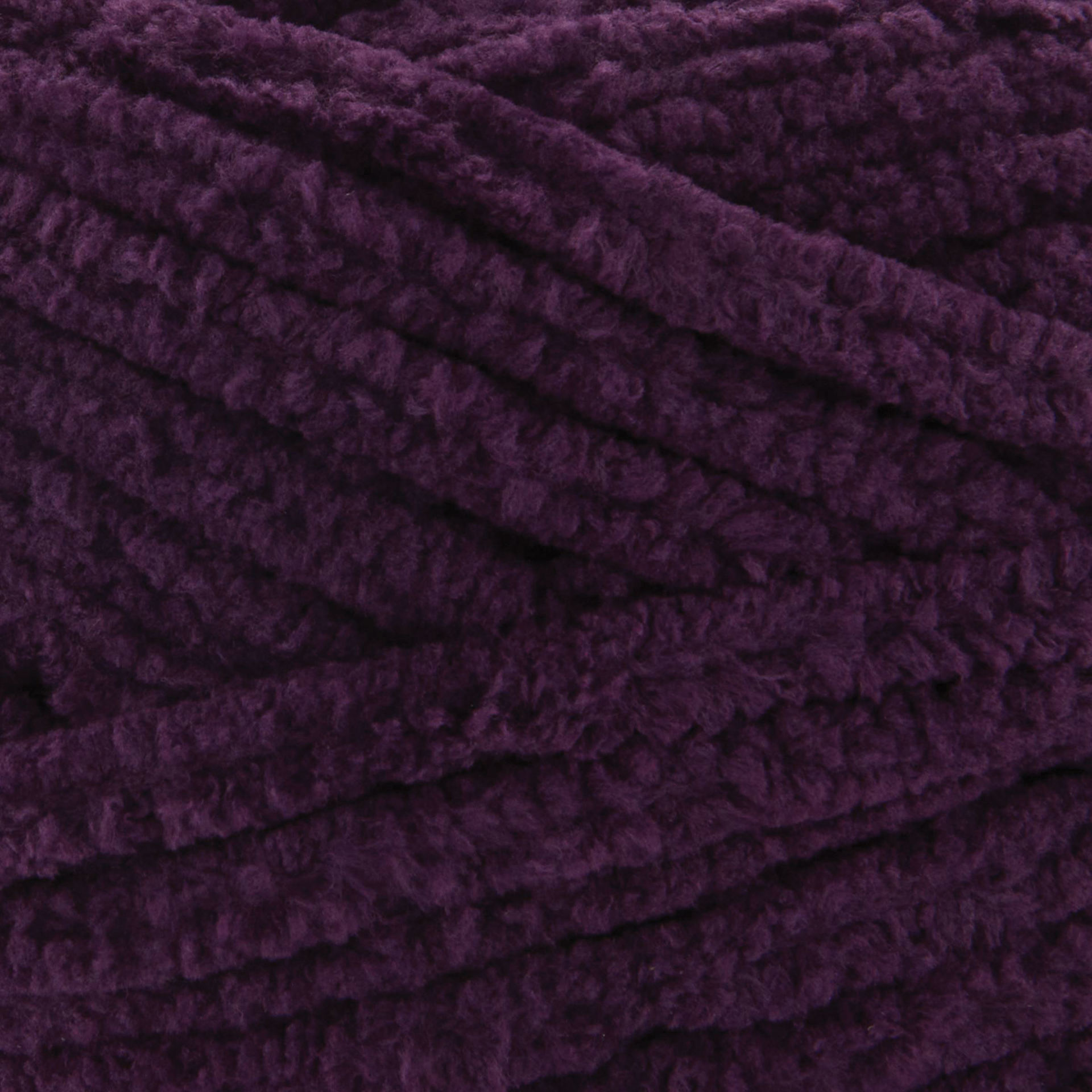 Premier Yarn Basix Chenille Brights Yarn - Eggplant close-up