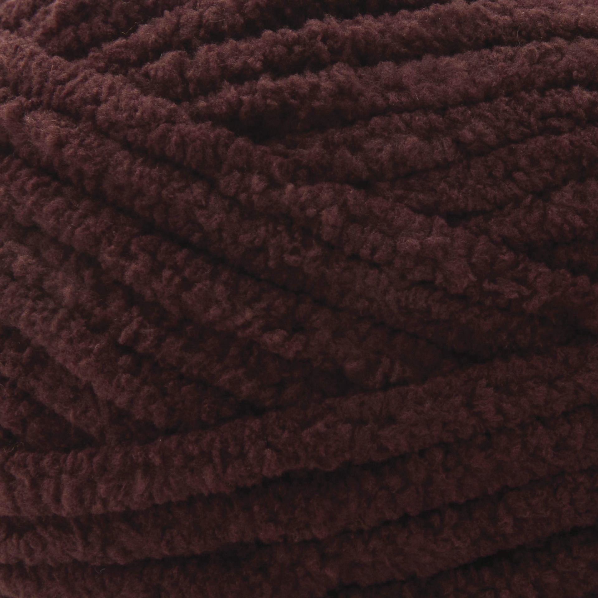 Premier Yarn Basix Chenille Brights Yarn - Chocolate - close-up