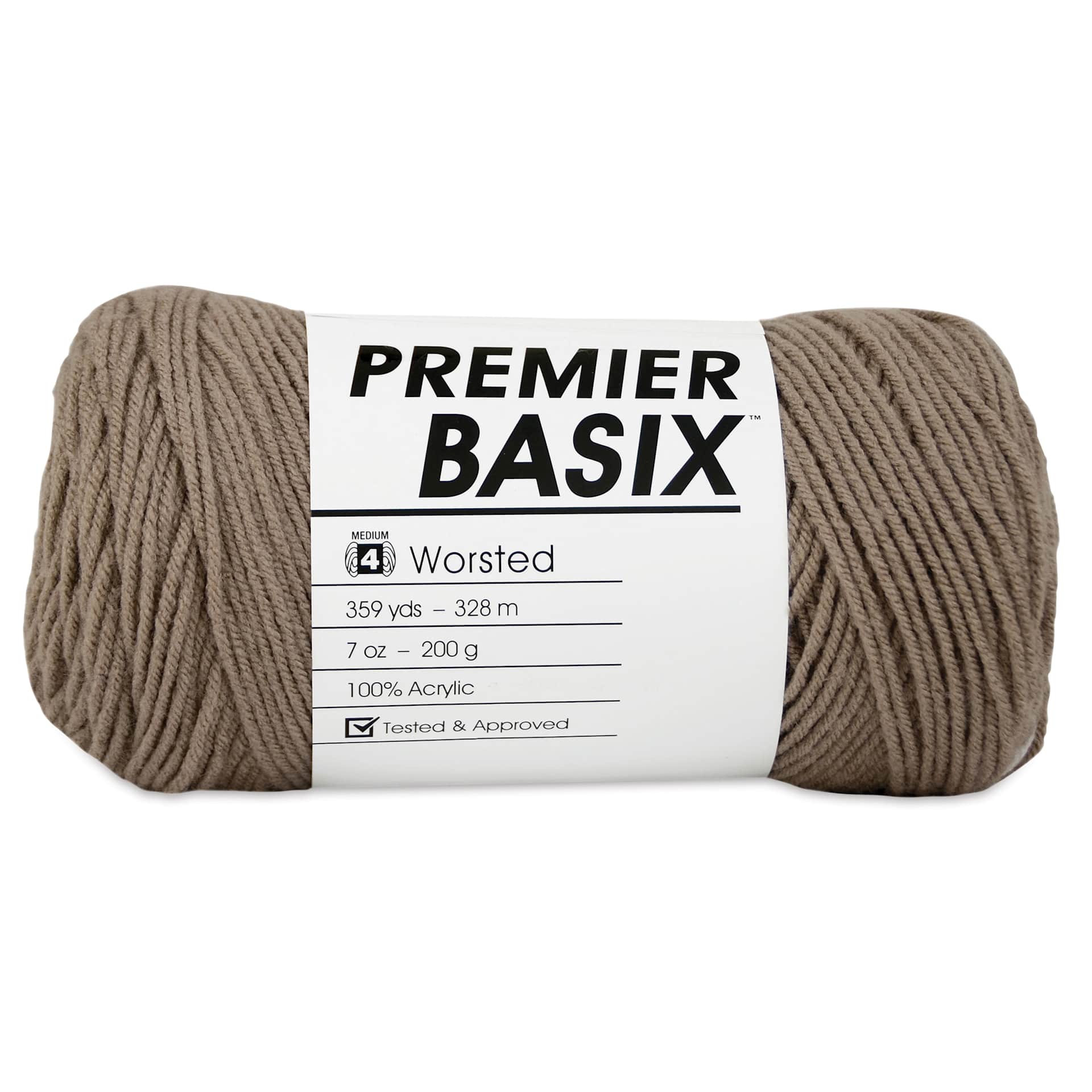 Premier Yarn Basix Worsted Yarn - Nutmeg