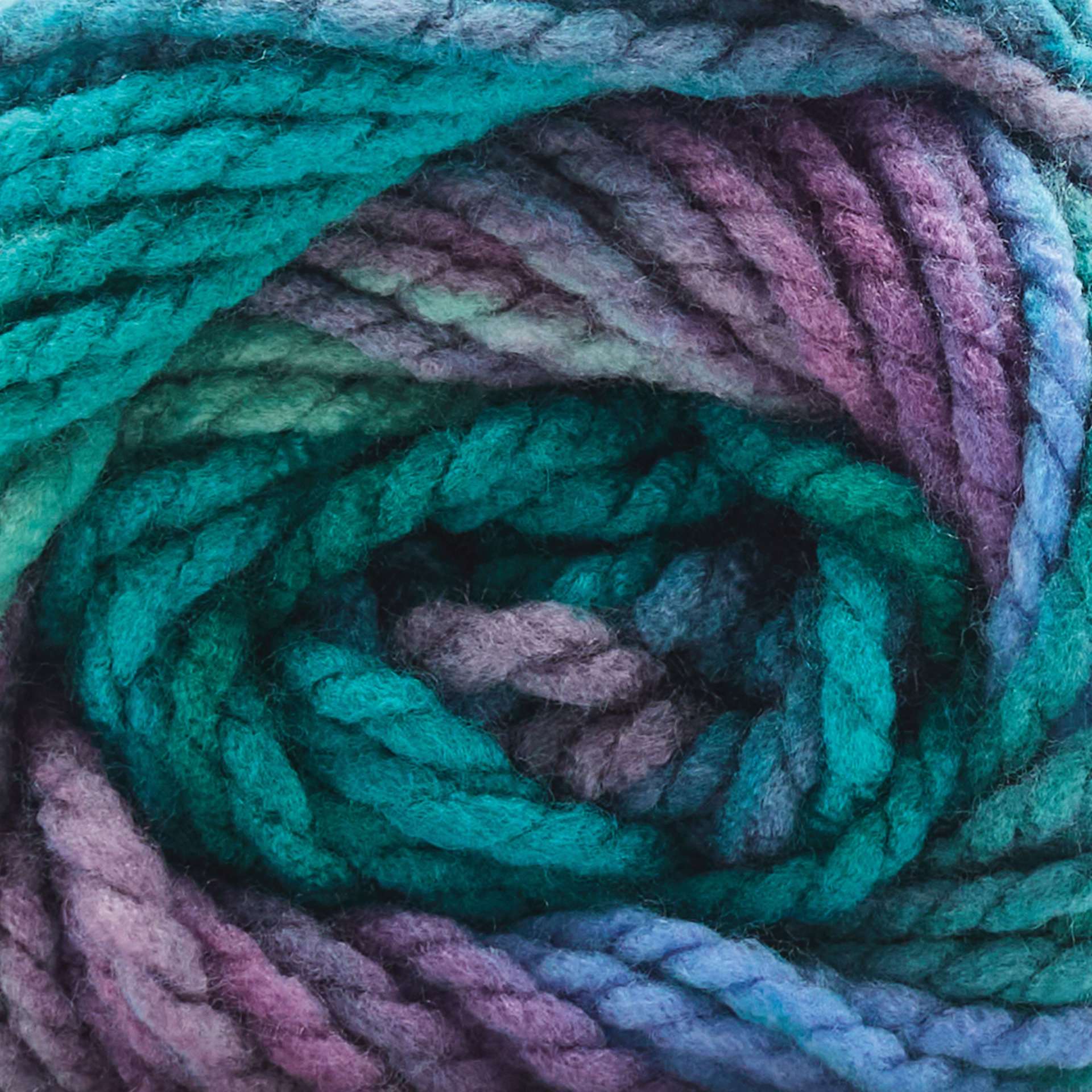Premier Yarn Colorfusion Chunky Yarn - Jewels, 109 yards close up to show texture