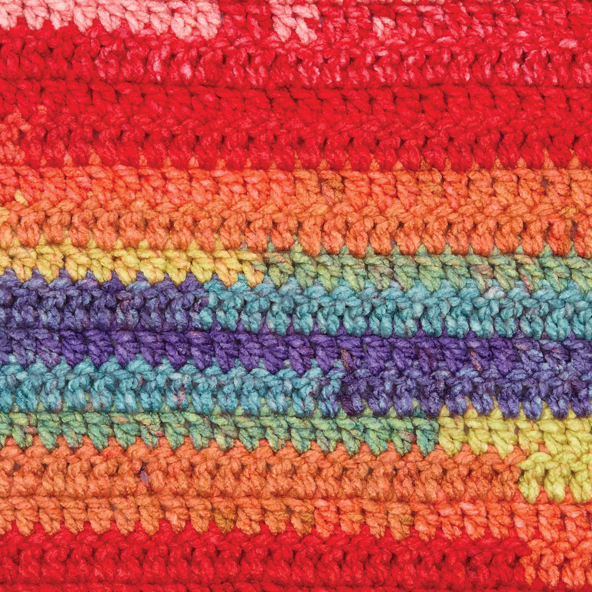 Premier Yarn Colorfusion Chunky Yarn - Prism, 109 yards finished crocheted example