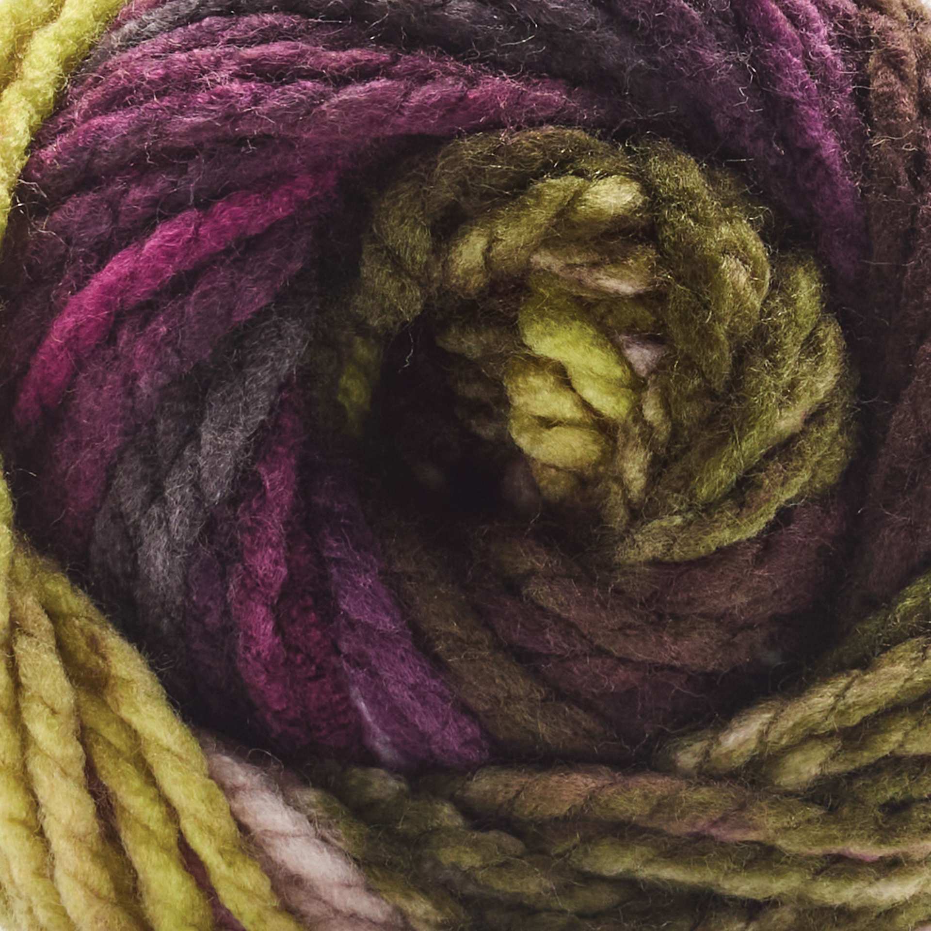 Premier Yarn Colorfusion Chunky Yarn - Grapevine, 109 yards close up to show txture
