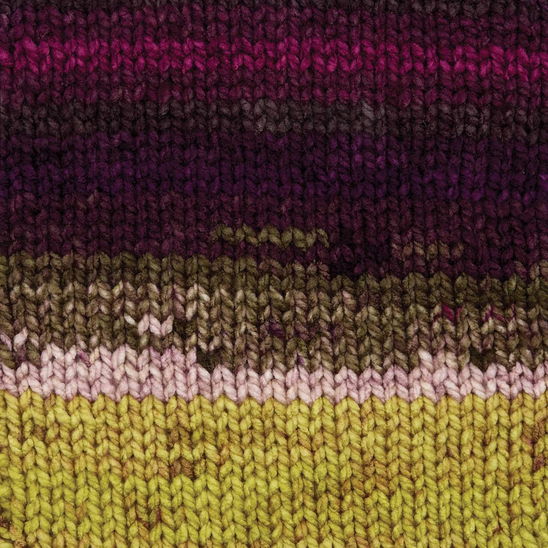 Premier Yarn Colorfusion Chunky Yarn - Grapevine, 109 yards finished knitted example