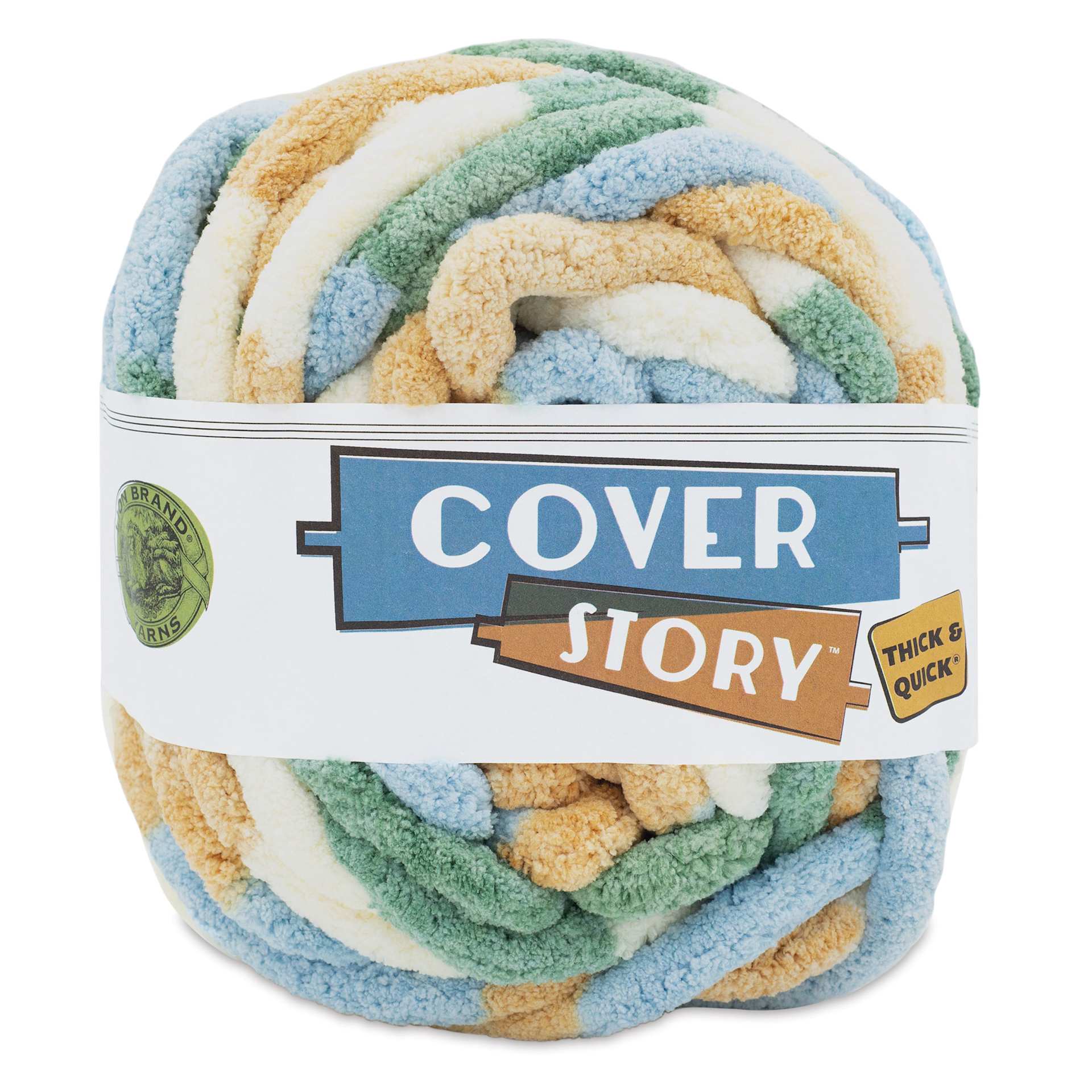 Lion Brand Cover Story Thick & Quick Yarn - Seashore, 39 yards