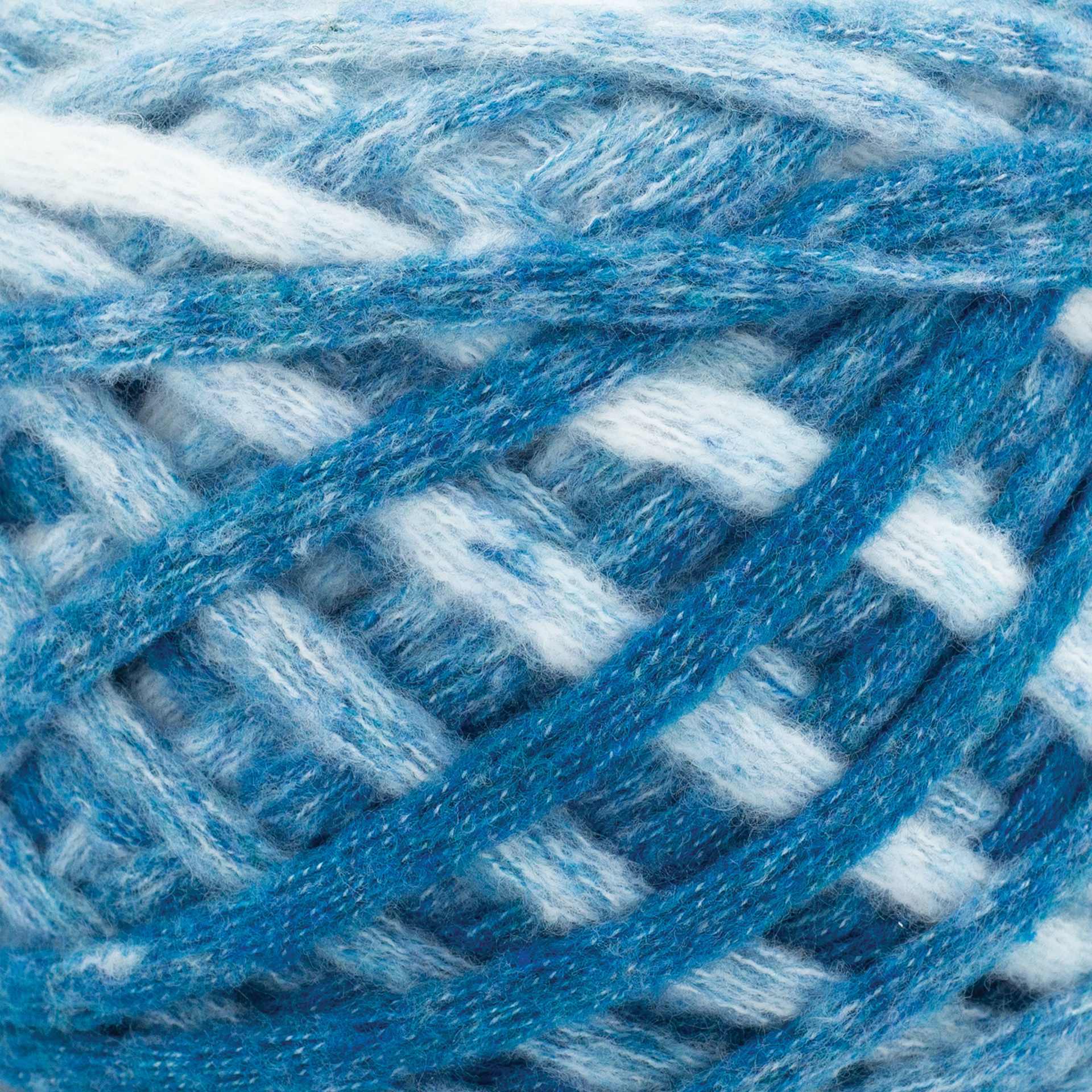 Lion Brand Cover Story Chainette Yarn - Teal close-up