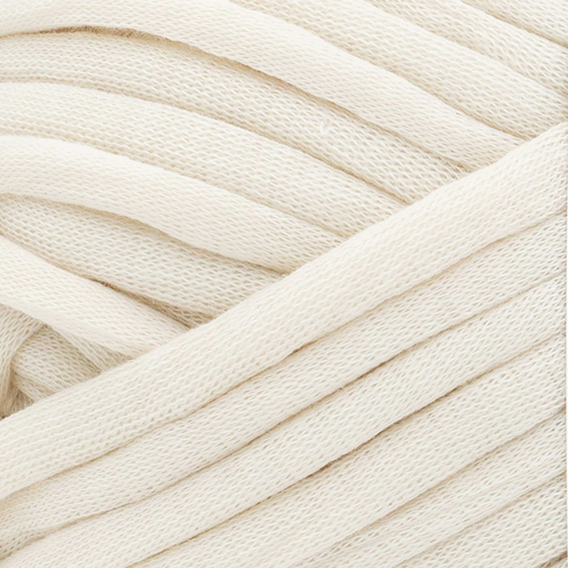 Lion Brand Cover Story Lazy Days Thick & Quick Yarn - Cream, 125 yards close-up
