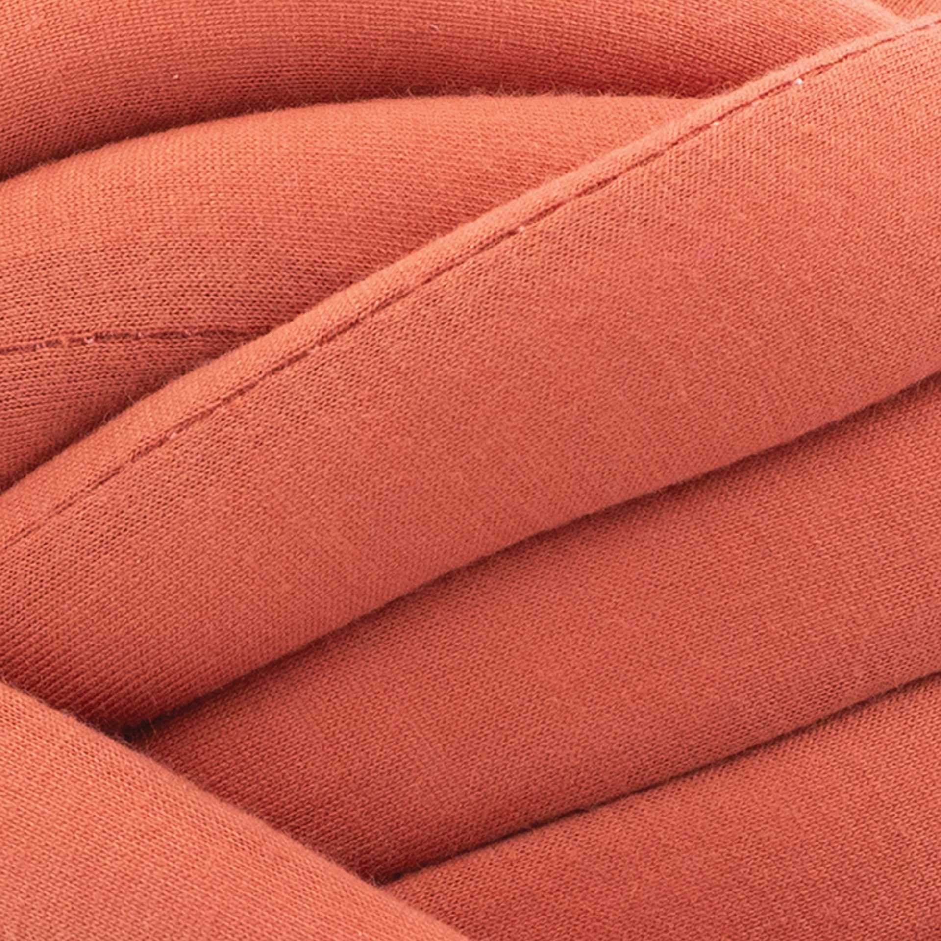 Lion Brand Cover Story Squish Stitch Yarn - Chili Pepper close-up