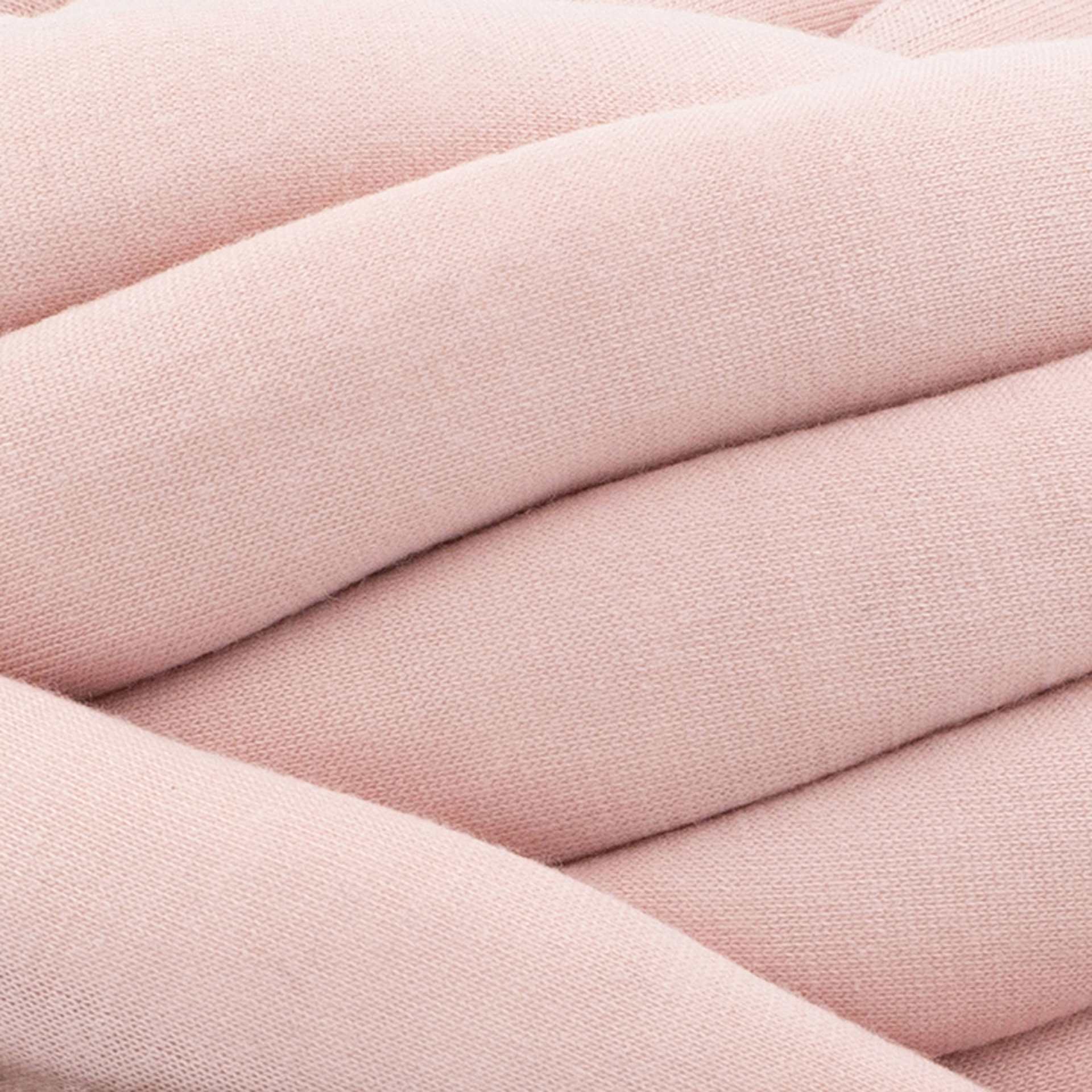 Lion Brand Cover Story Squish Stitch Yarn - Sweet Pink close-up
