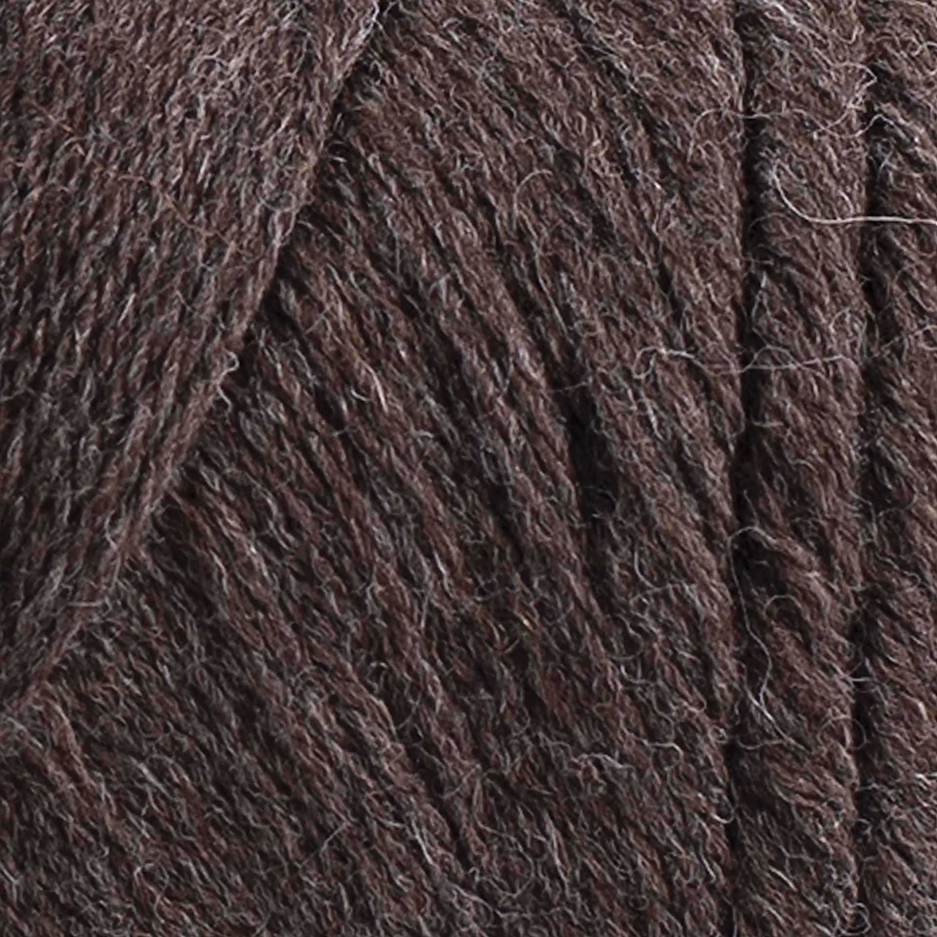 Lion Brand Fishermen's Wool Yarn - Nature's Brown, 465 yds close-up
