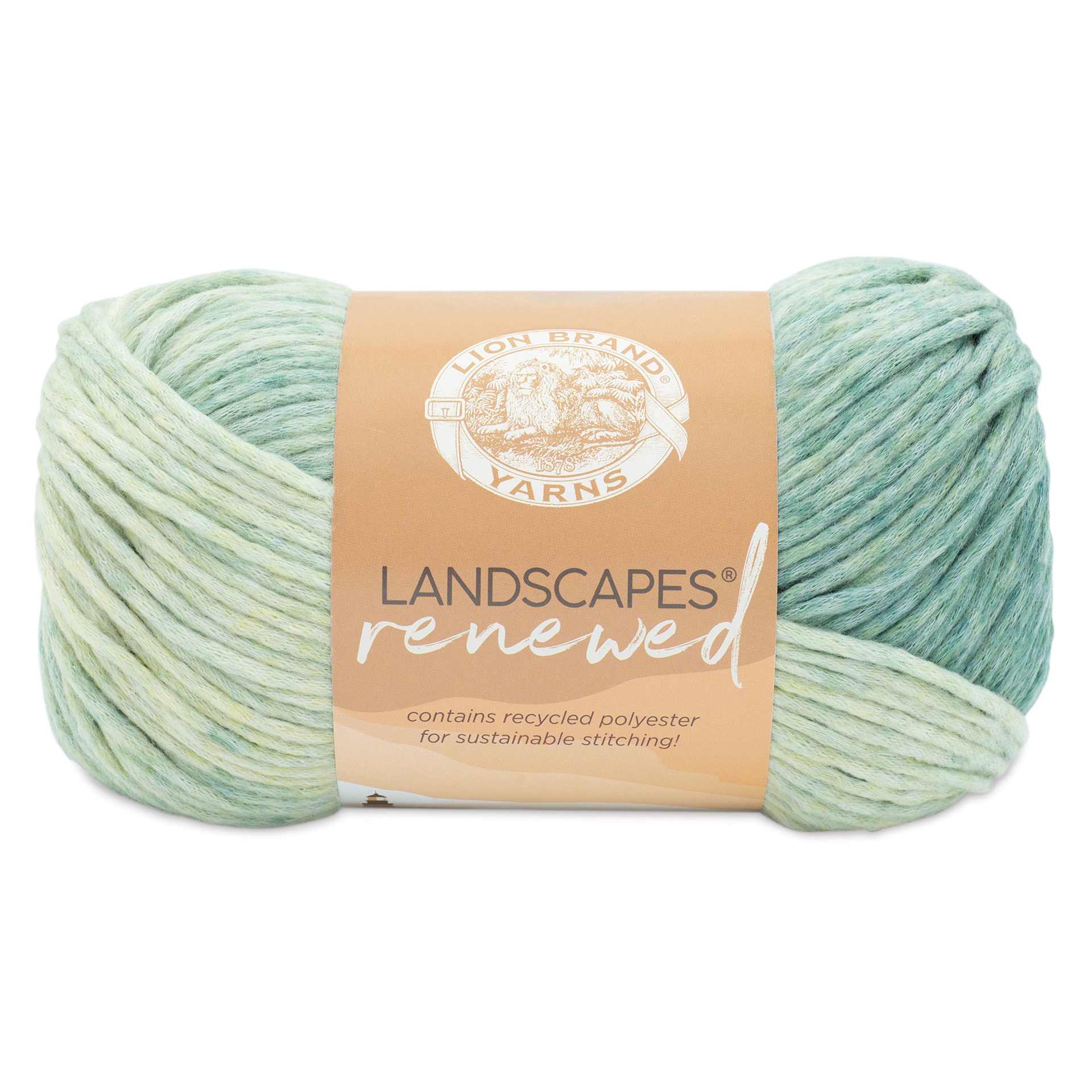 Lion Brand Landscapes Renewed Yarn - Sweet Mint