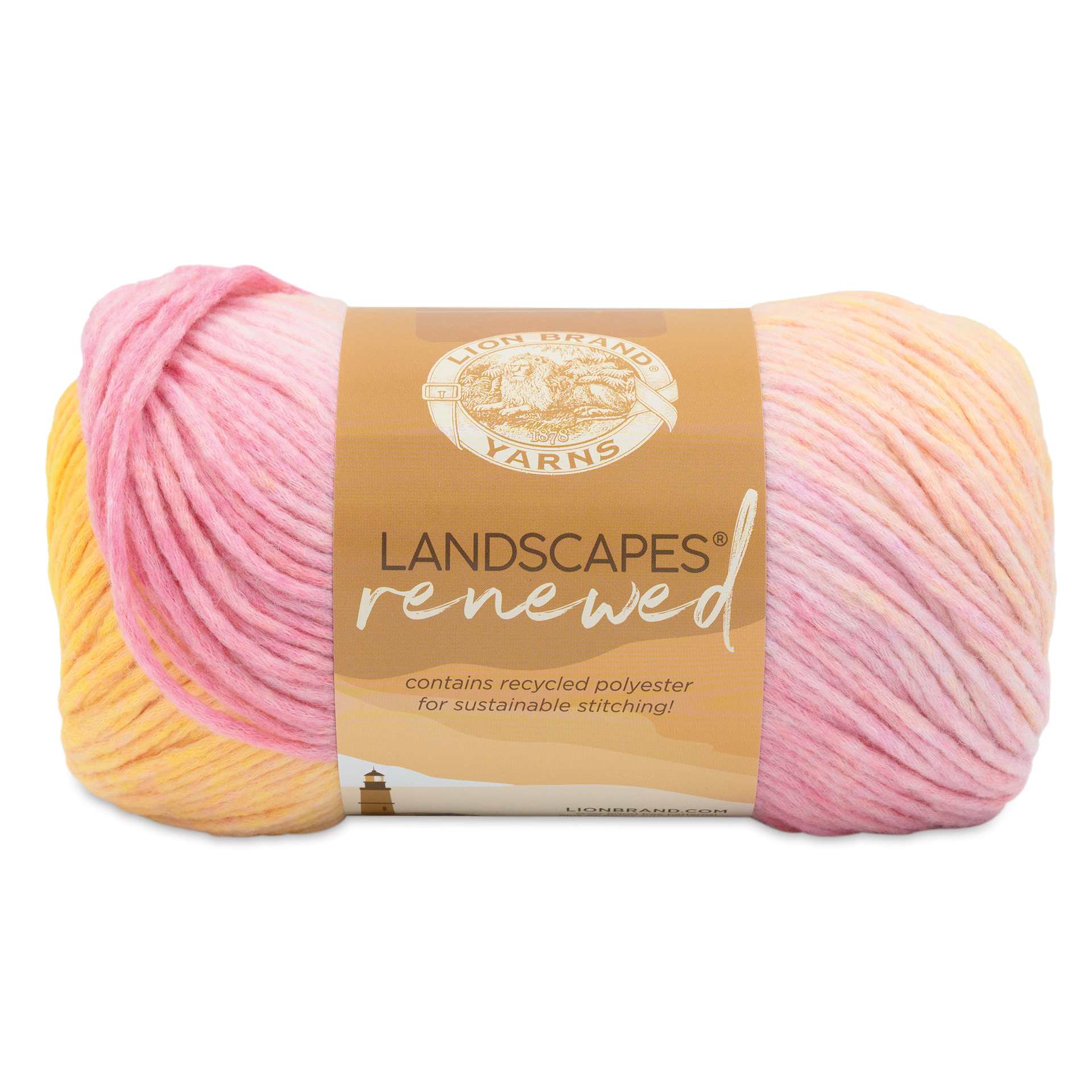 Lion Brand Landscapes Renewed Yarn - Sherbet