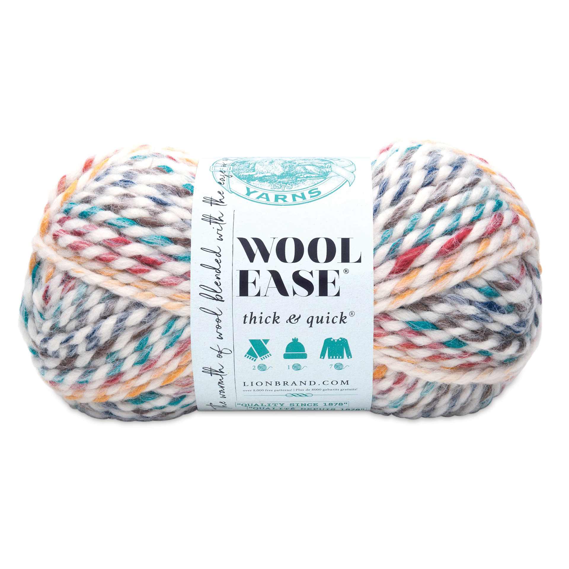 Lion Brand Wool Ease Thick & Quick Yarn - Hudson Bay, 106 yds