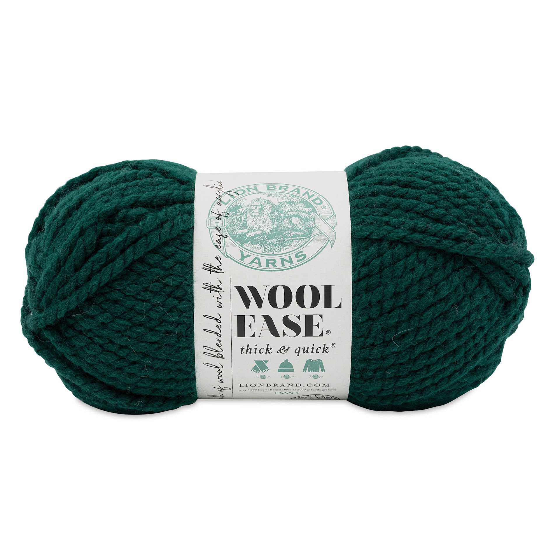 Lion Brand Wool Ease Thick & Quick Yarn - Neptune, 106 yds