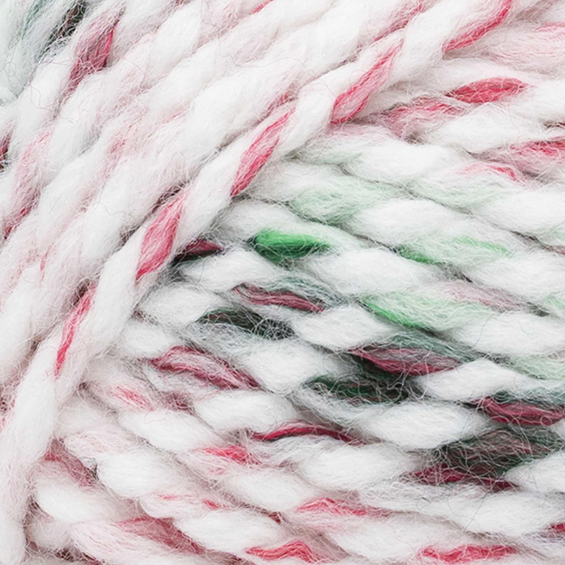 Lion Brand Wool Ease Thick & Quick Yarn - Sleighberry, 106 yds close up