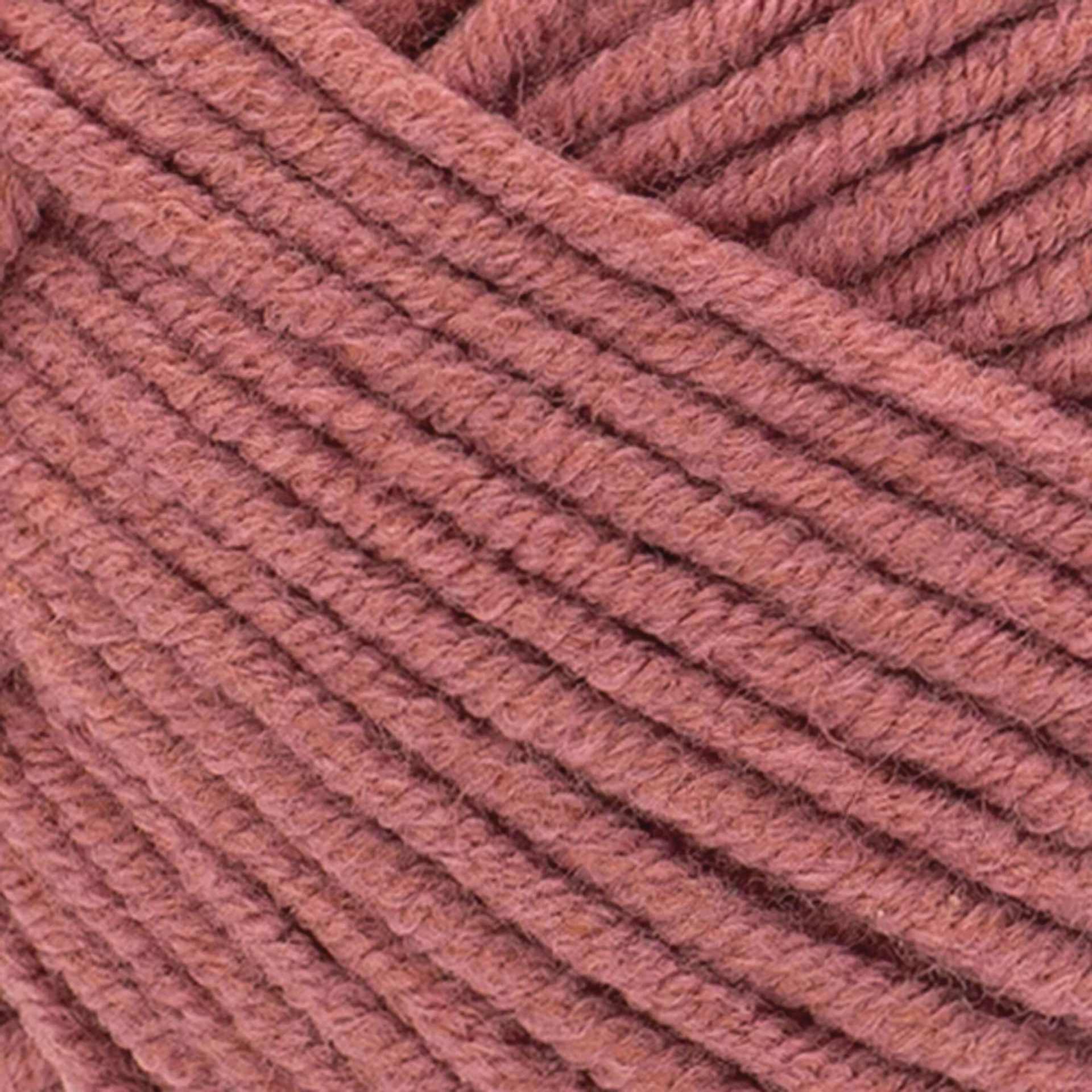 Lion Brand Made With Love The Cottony One Yarn - Red Red Wine, 185 yds - close-up