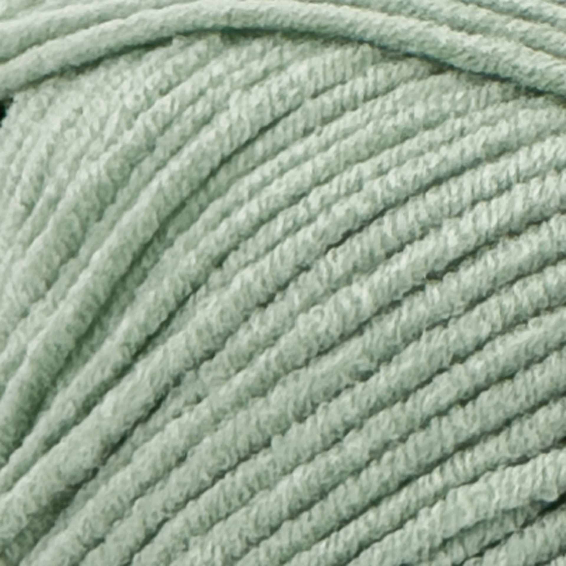 Lion Brand Made With Love The Cottony One Yarn - Sage, 185 yds - close-up
