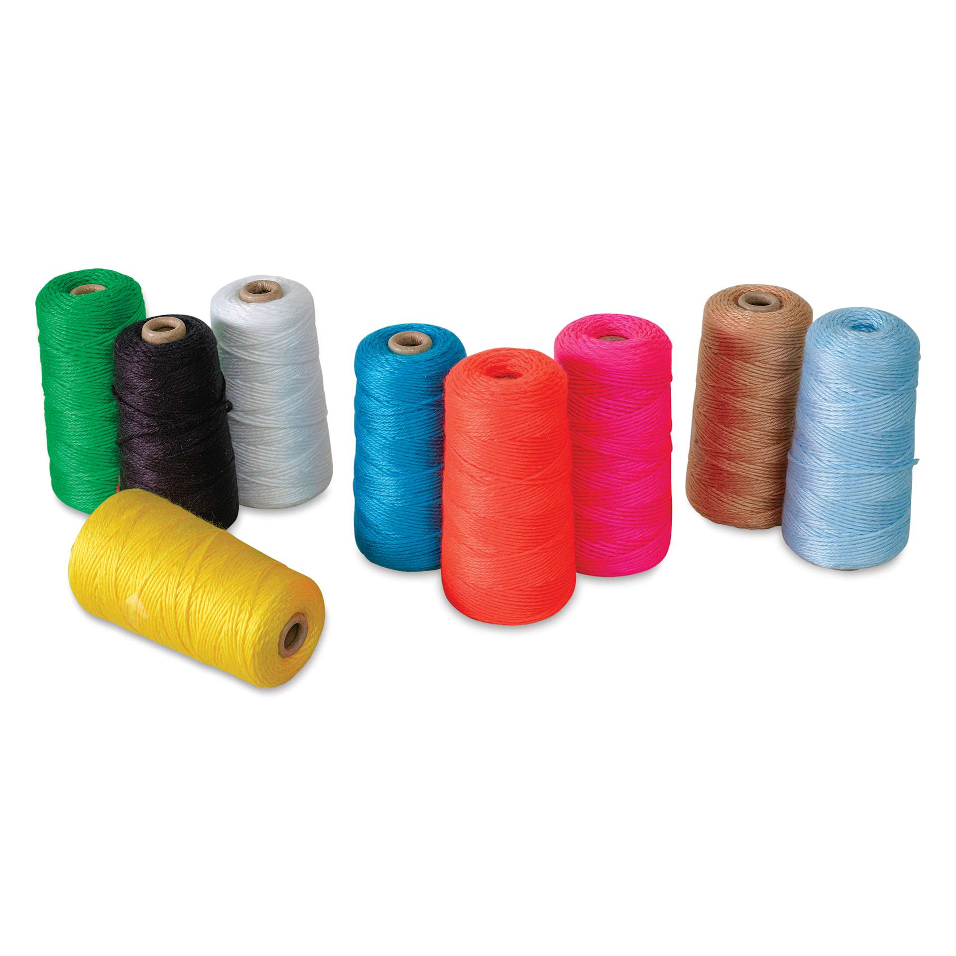 Pepperell Double Weight 4-Ply Yarn Set - Assorted Colors, 8 oz Skeins, Set of 9 - out of packaging