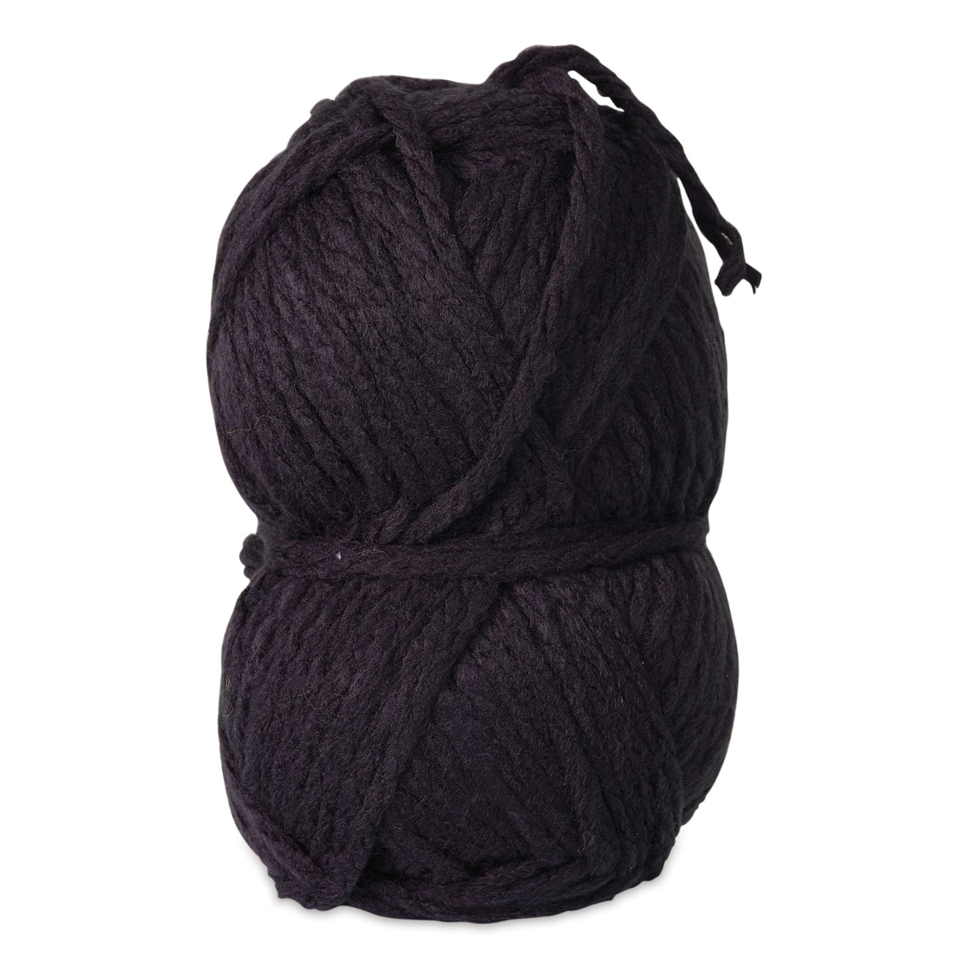 Pepperell Jumbo Roving 3-Ply Craft Yarn - 8 oz, 150 yds, Black