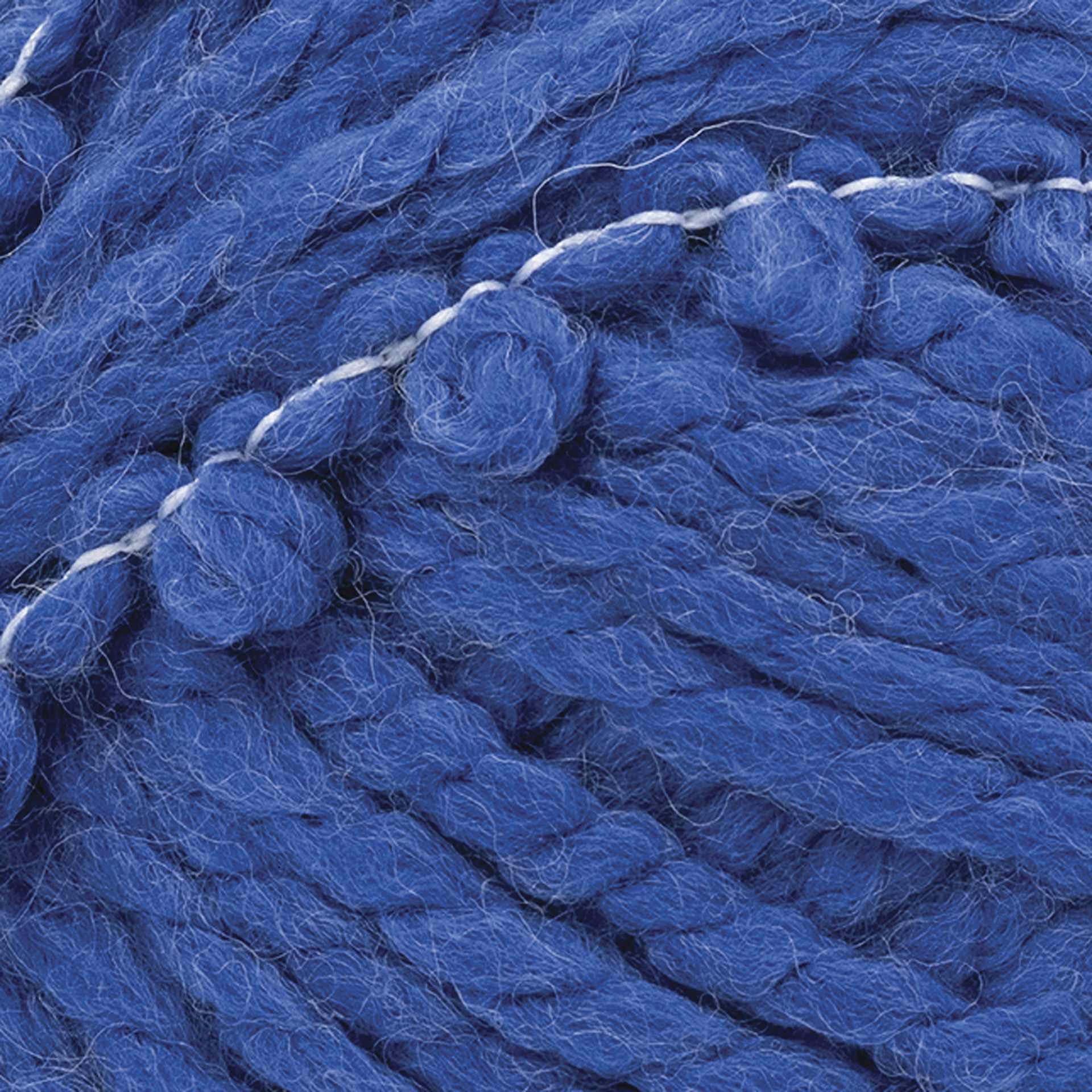 Lion Brand Yarn InstaKnit Yarn - Goody Blue Shoes - close-up