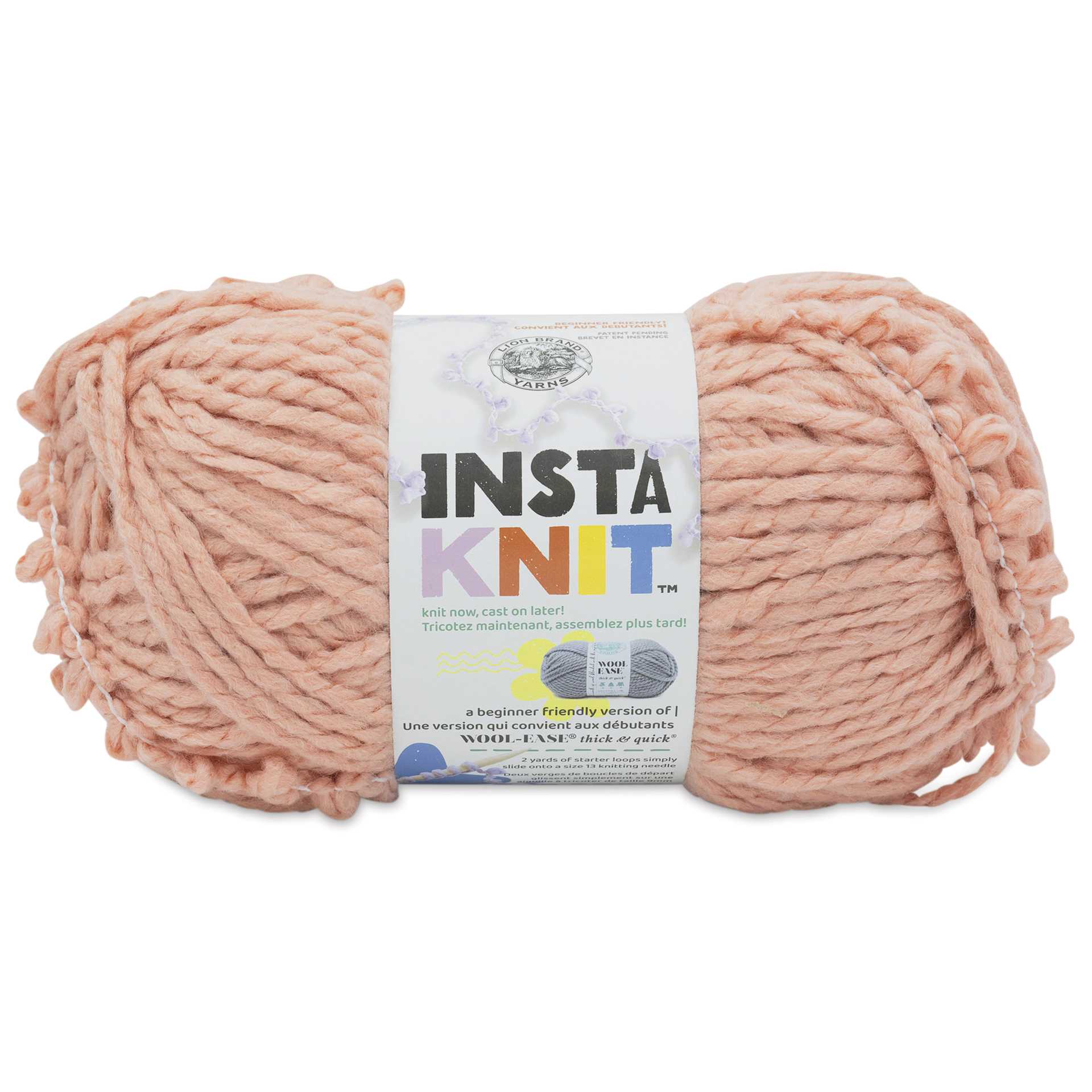 Lion Brand Yarn InstaKnit Yarn - Me and the Giant Peach, 122 yds