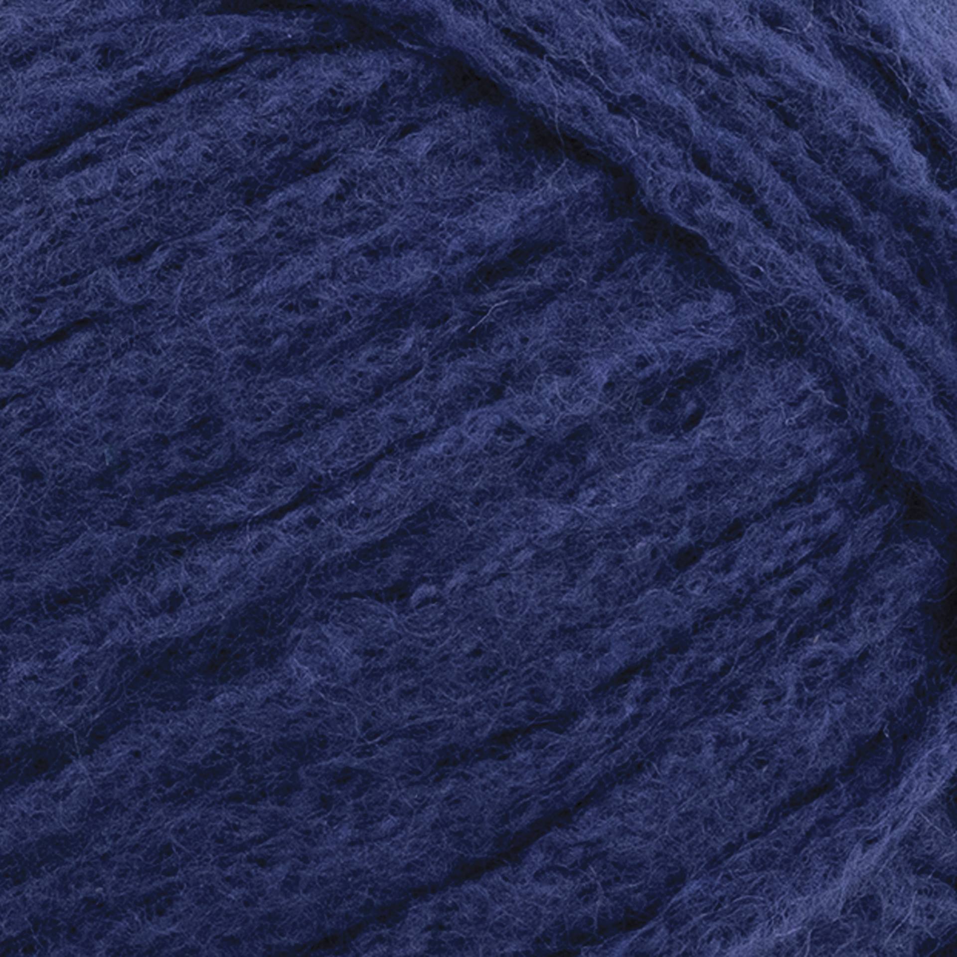 Lion Brand Yarn Re-Make Yarn - Classic Navy - close-up