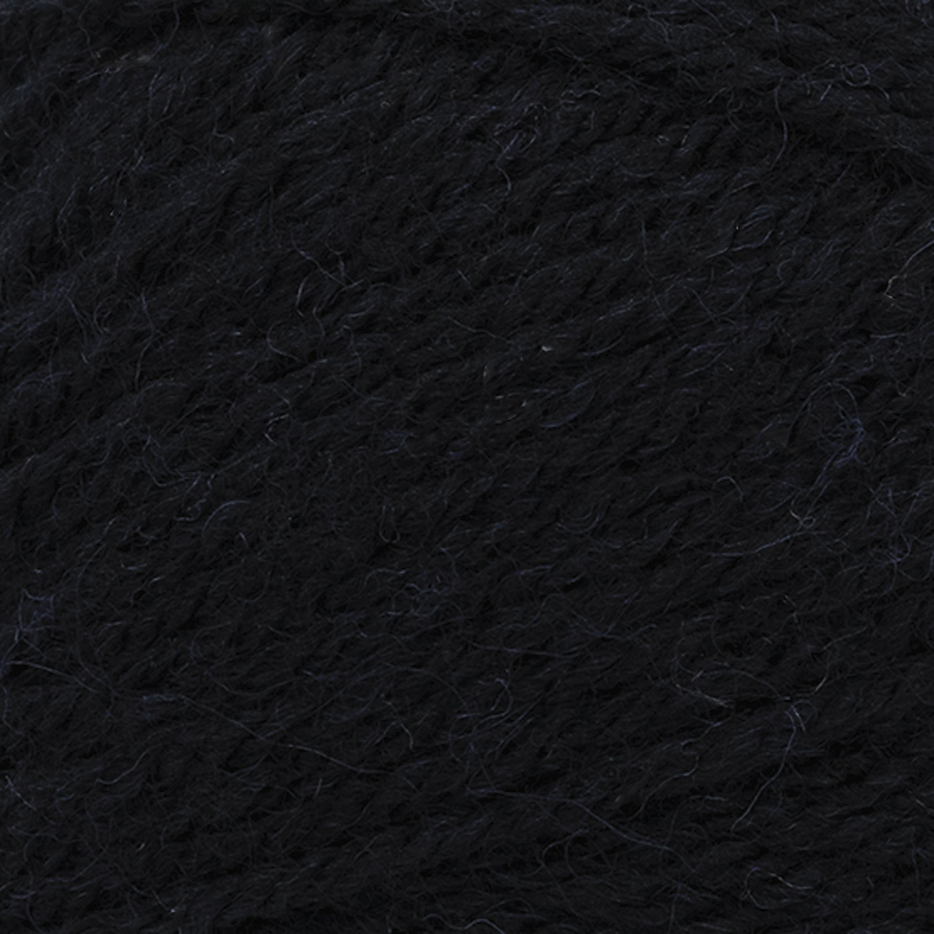 Lion Brand Yarn Wool-Ease DK Yarn - Black - close-up