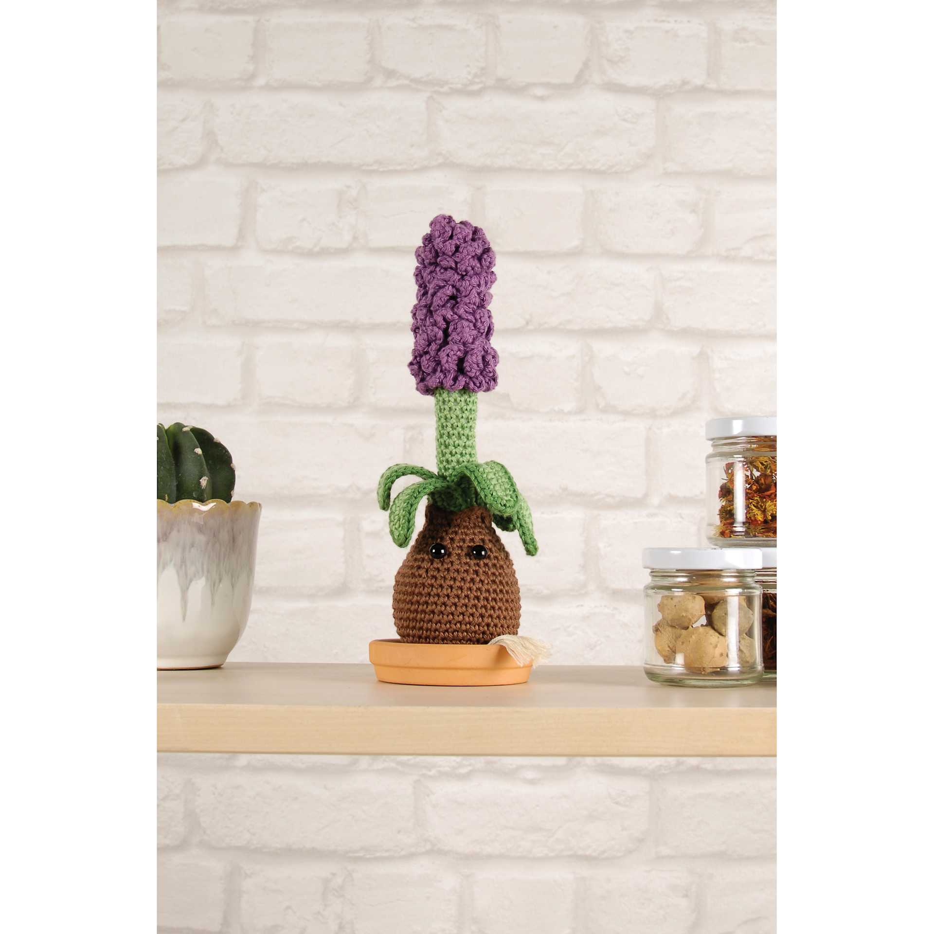 DMC Amigurumi Plant Kit - Hyacinth, finished