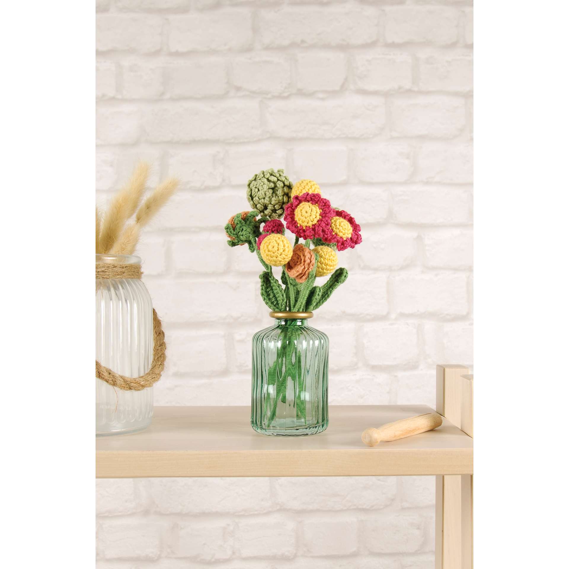 DMC Amigurumi Plant Kit - Wild Meadow Bouquet, finished