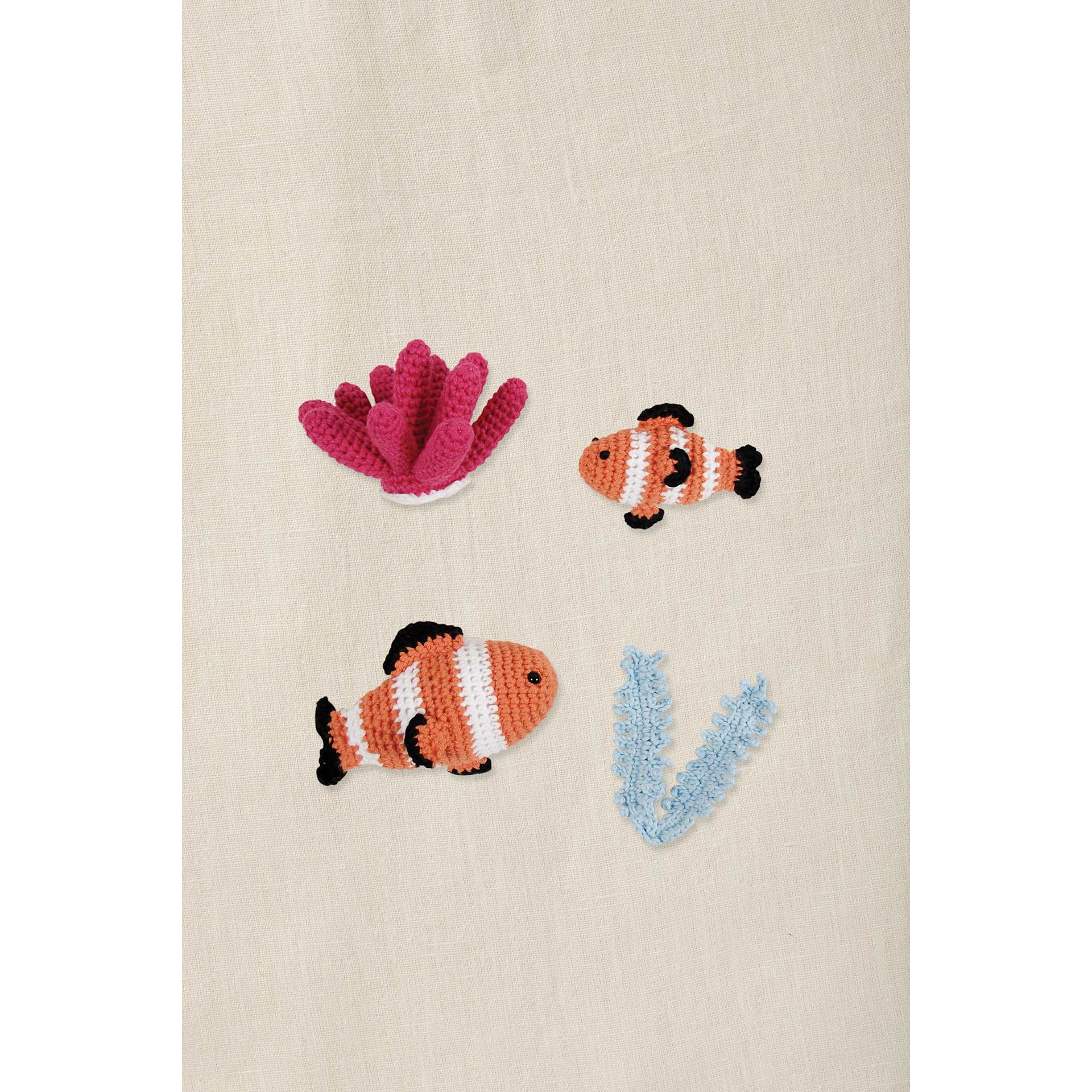 DMC Amigurumi Ocean Life Kit - Clownfish, finished