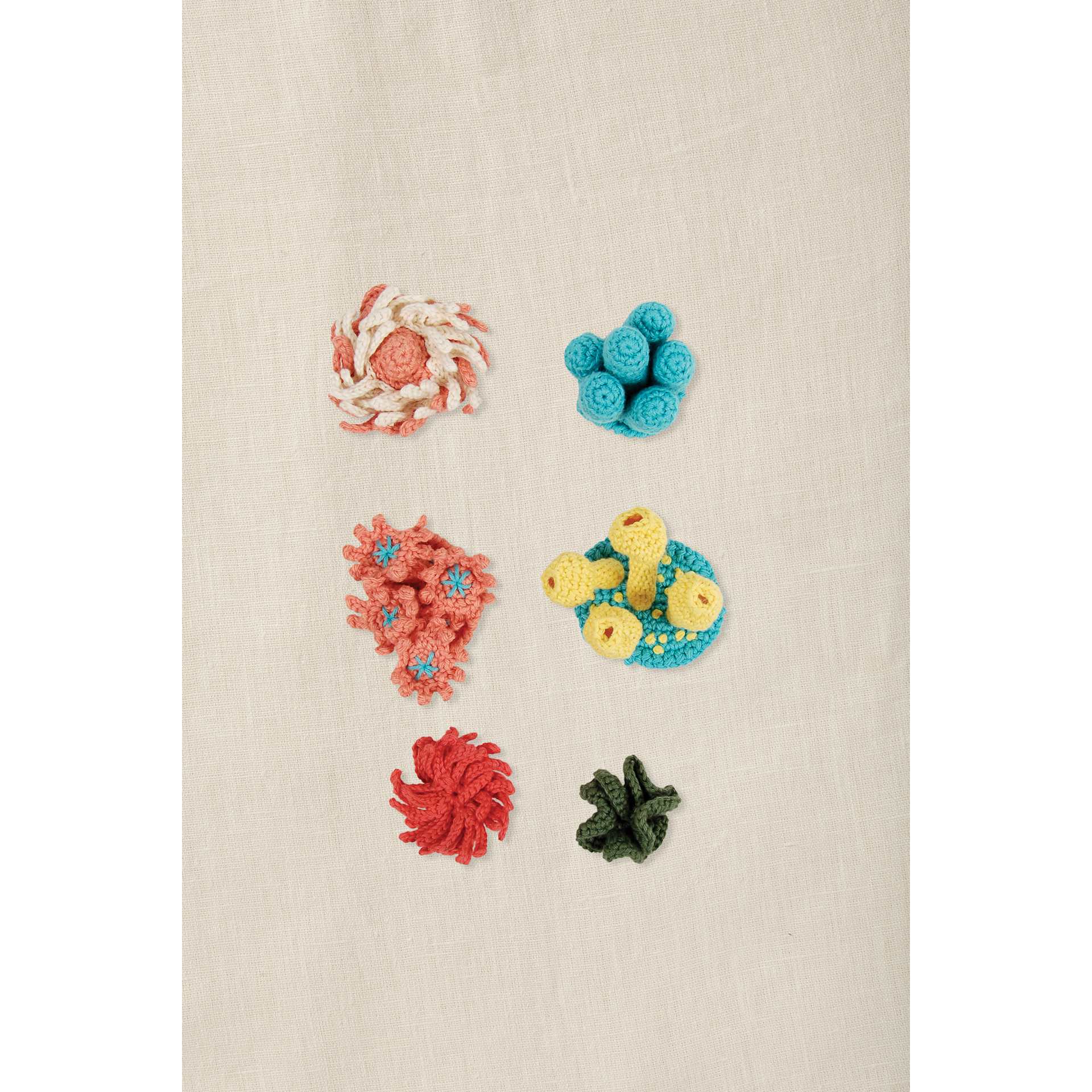 DMC Amigurumi Ocean Life Kit - Corals, finished