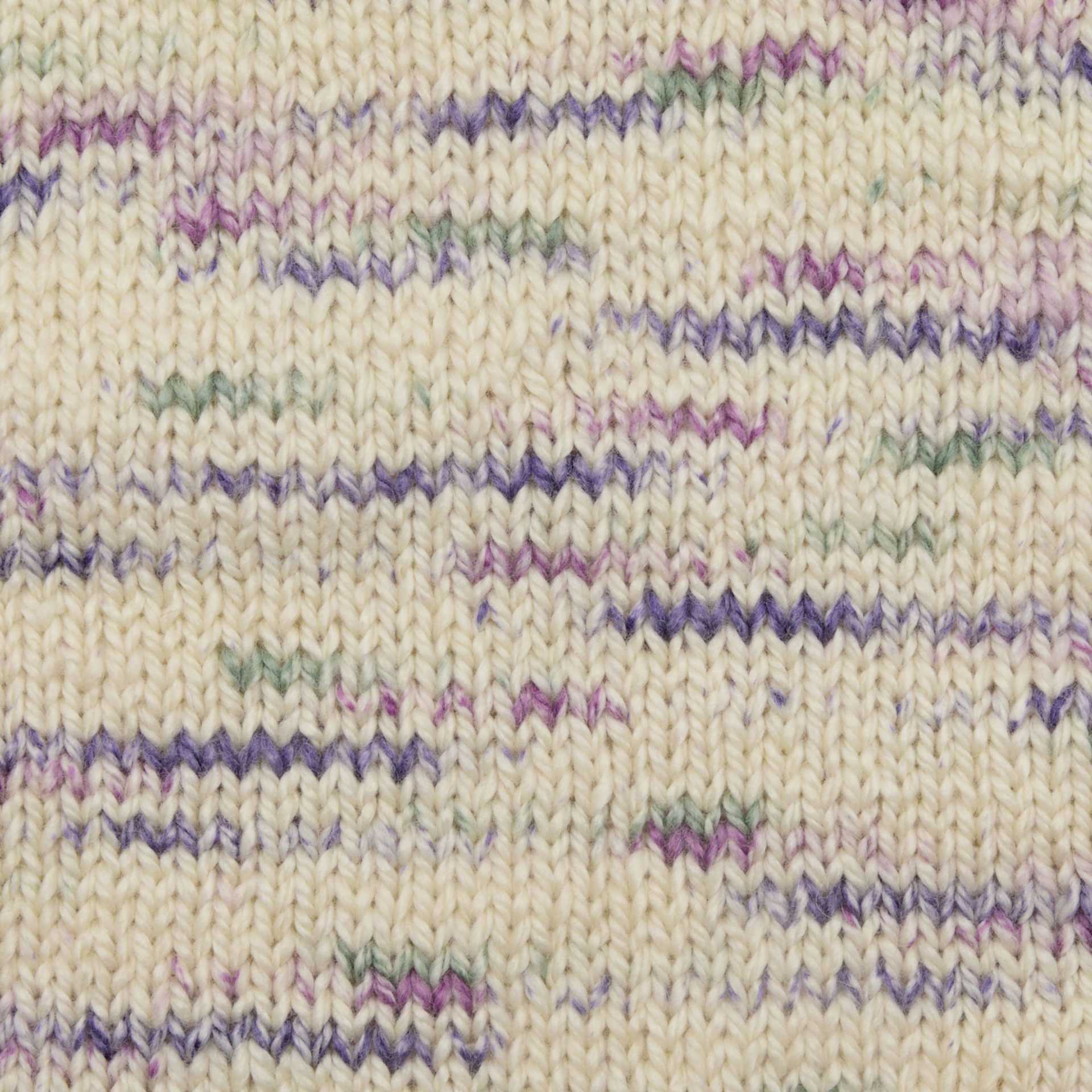 Premier Yarn Elle By Me Charlotte Multi Yarn - Plum - finished knitting pattern example, strips