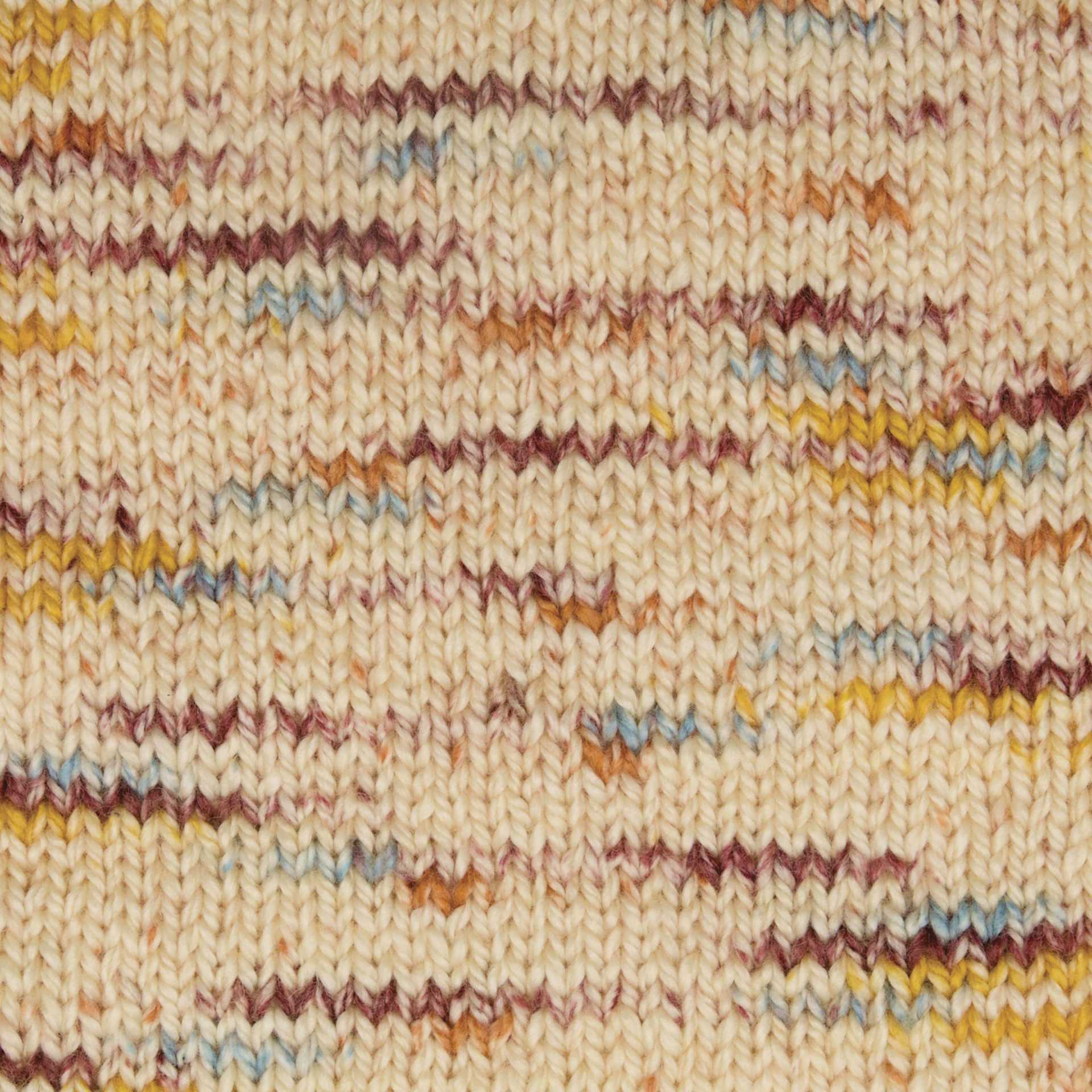Premier Yarn Elle By Me Charlotte Multi Yarn - lake - finished knitting pattern example, strips