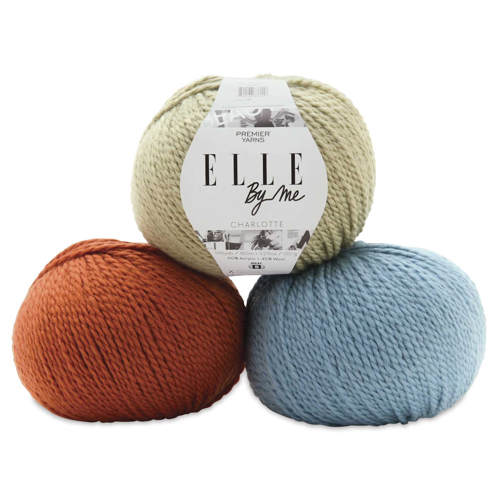 Premier Yarn Elle By Me Charlotte Solids Yarn