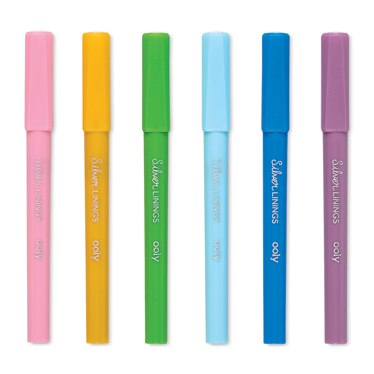 Ooly Silver Linings Outline Markers, six markers