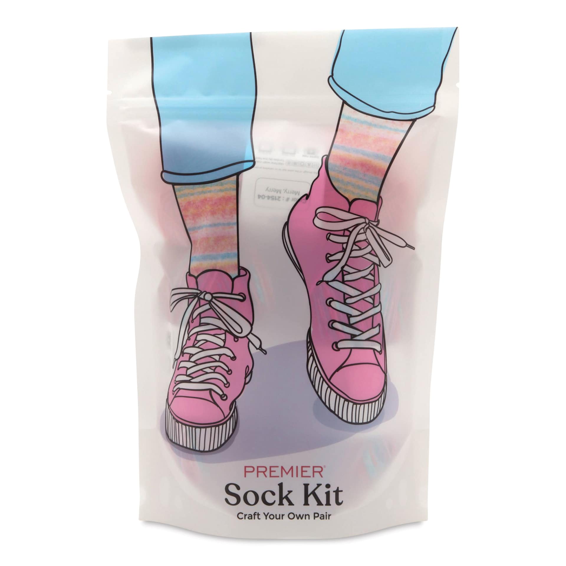 Premier Yarn Sock Kit - Merry, Merry - front of packaging
