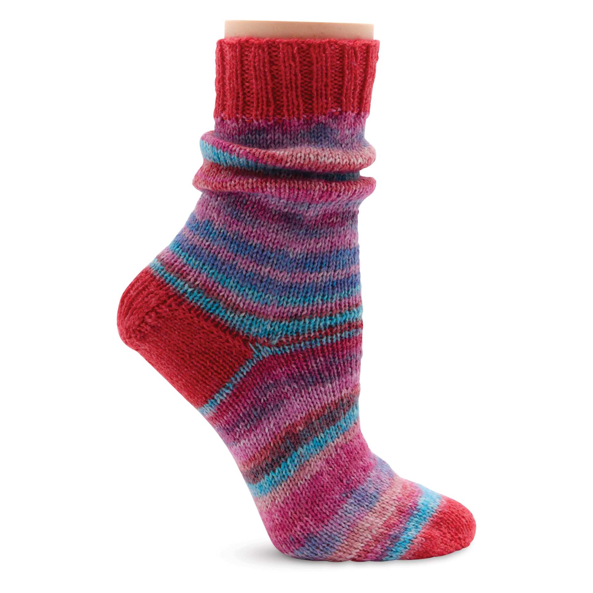 Premier Yarn Sock Kit - Merry, Merry - knit sock