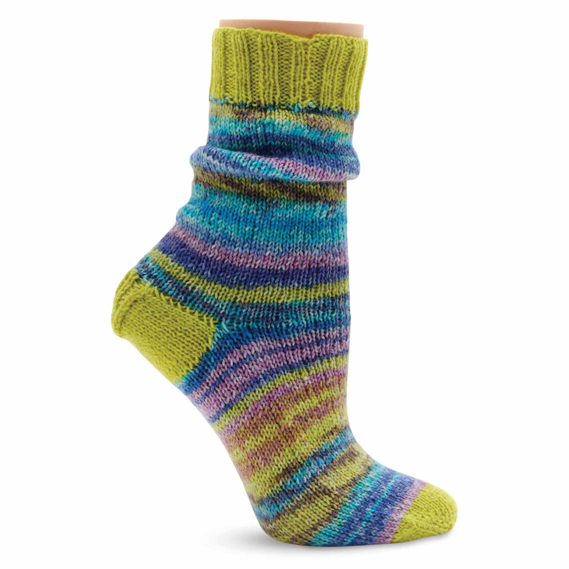Premier Yarn Sock Kit - Purple People - knit sock