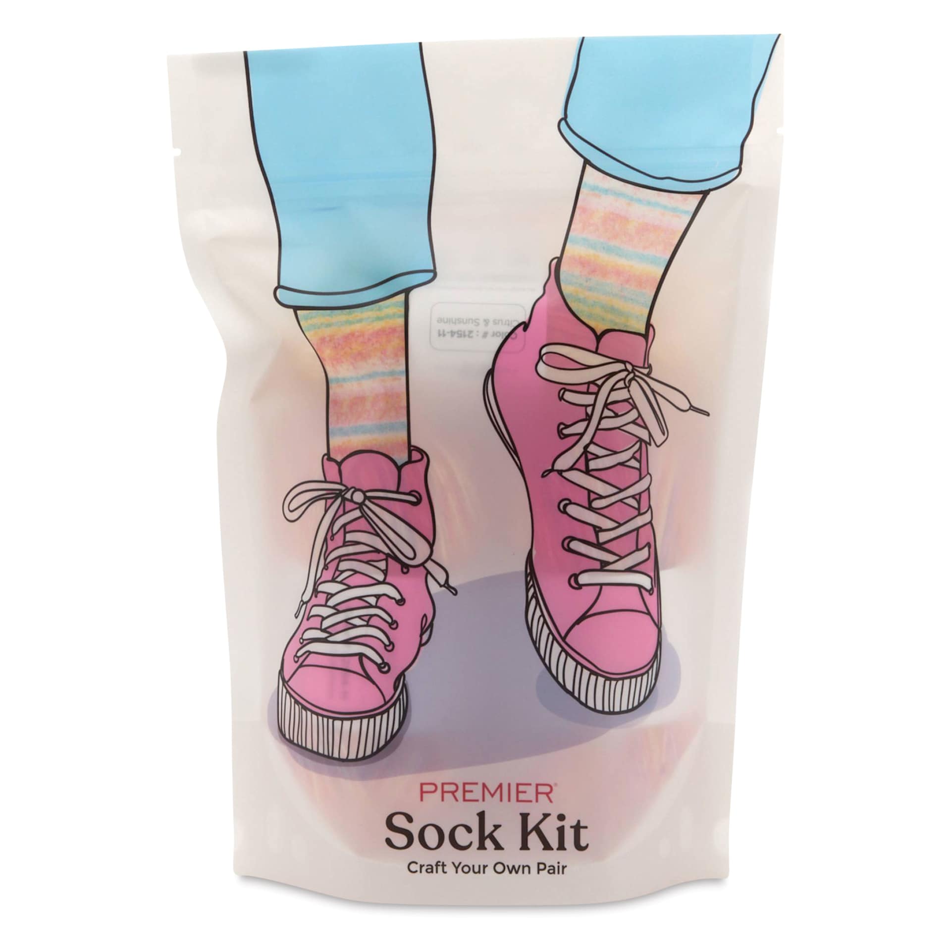 Premier Yarn Sock Kit - Citrus & Sunshine - front of packaging