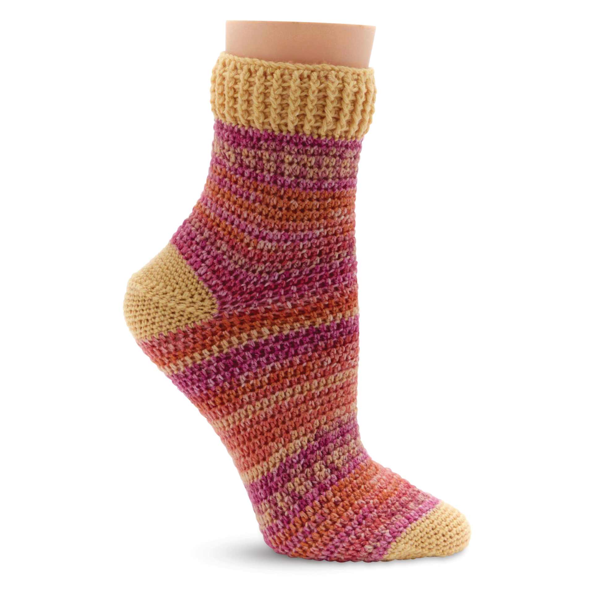 Premier Yarn Sock Kit - Citrus & Sunshine - crochet sock