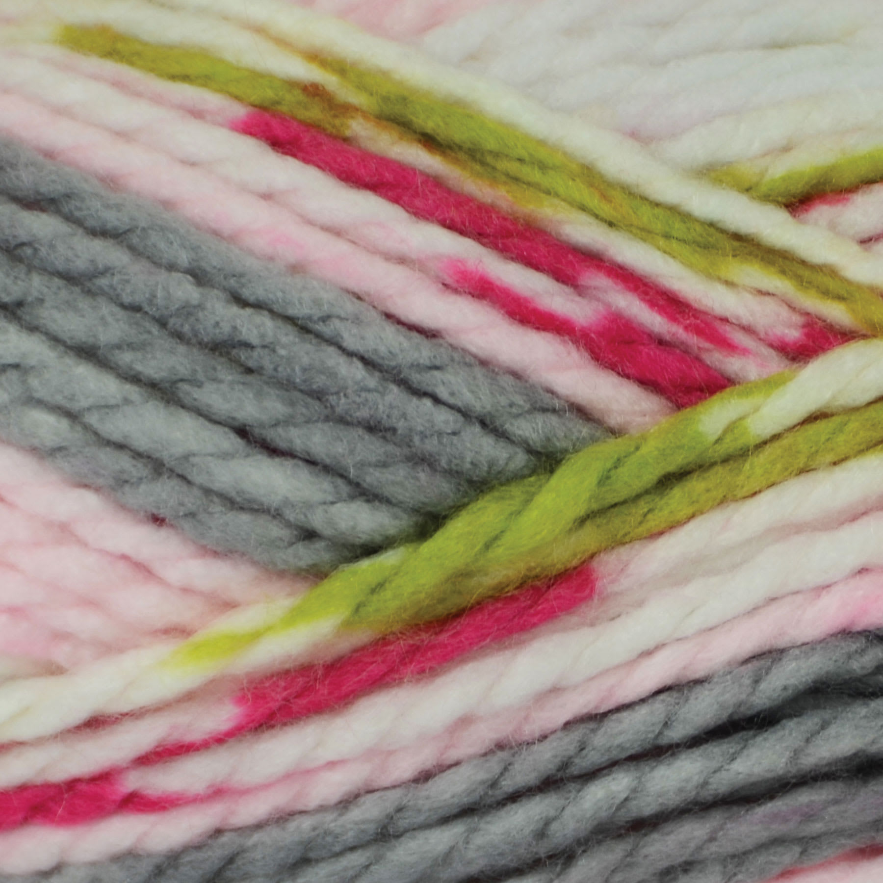Premier Yarn Bloom Chunky Yarn - Dahlia, close-up