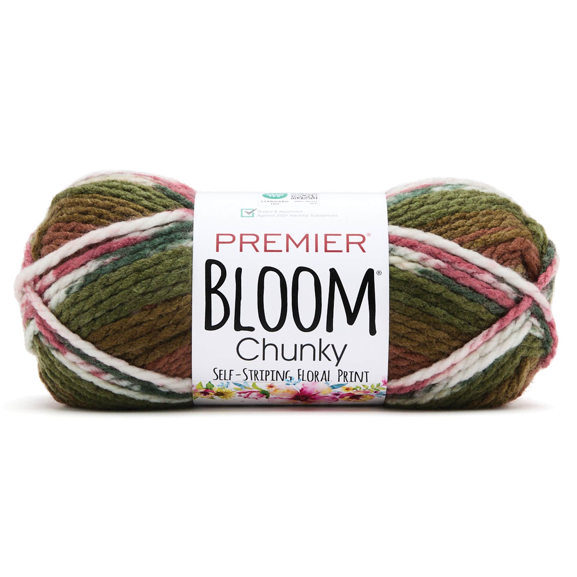 Premier Yarn Bloom Chunky Yarn - Christmas Cactus, 109 yds