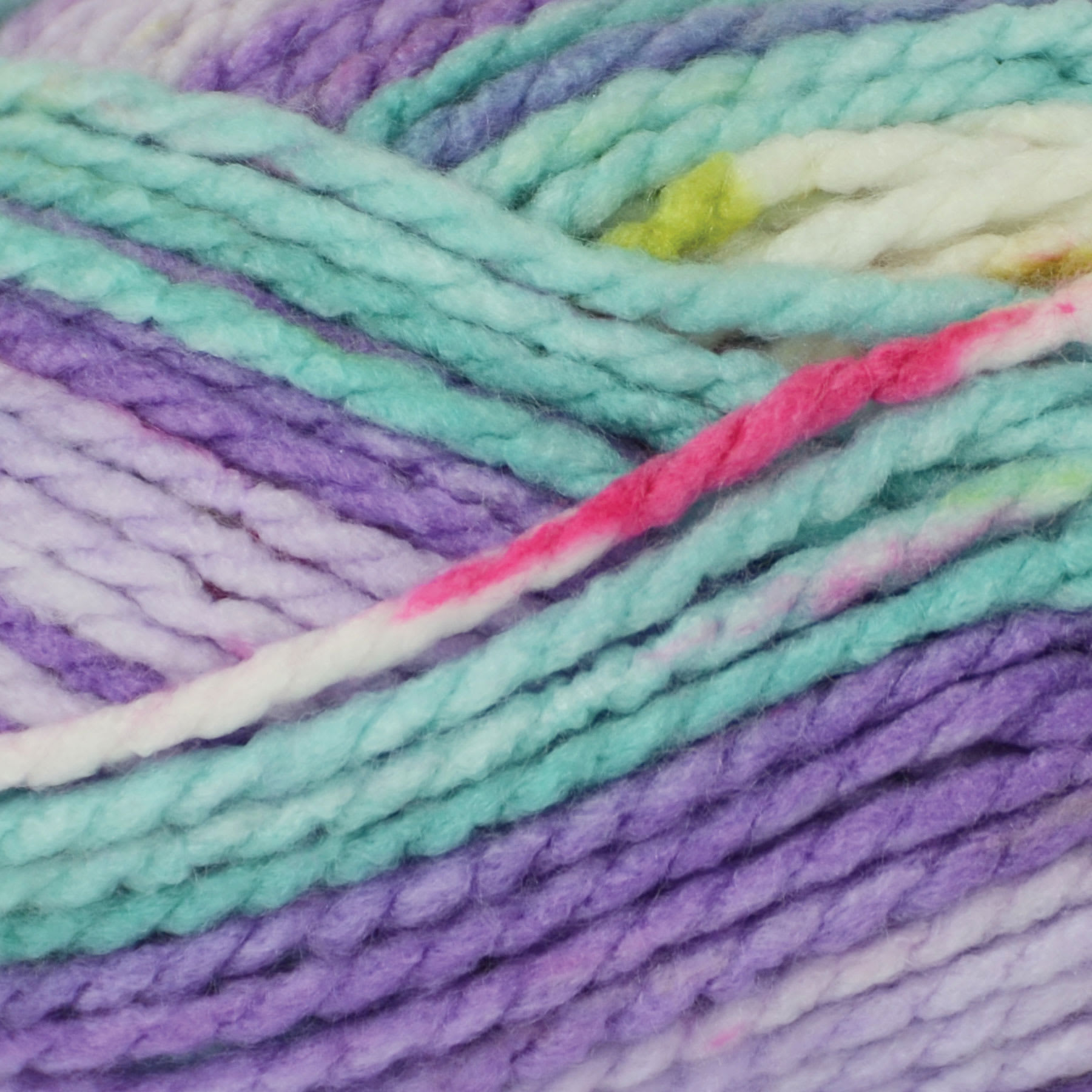 Premier Yarn Bloom Chunky Yarn - Wildflower, close-up
