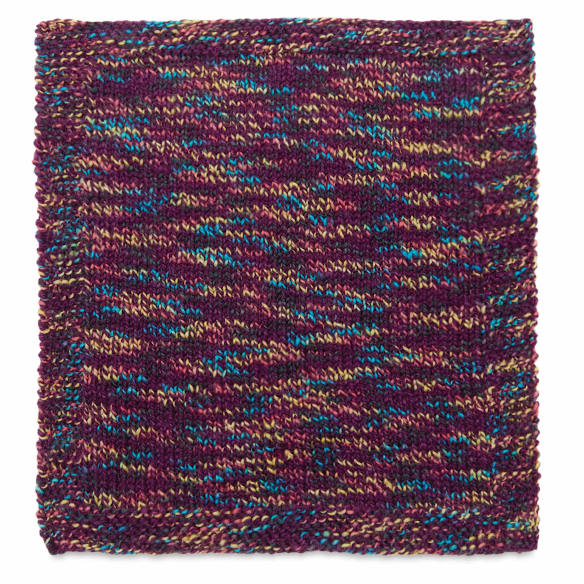 Fibra Natura Cobblestone Yarn - Mardi Gras knitted